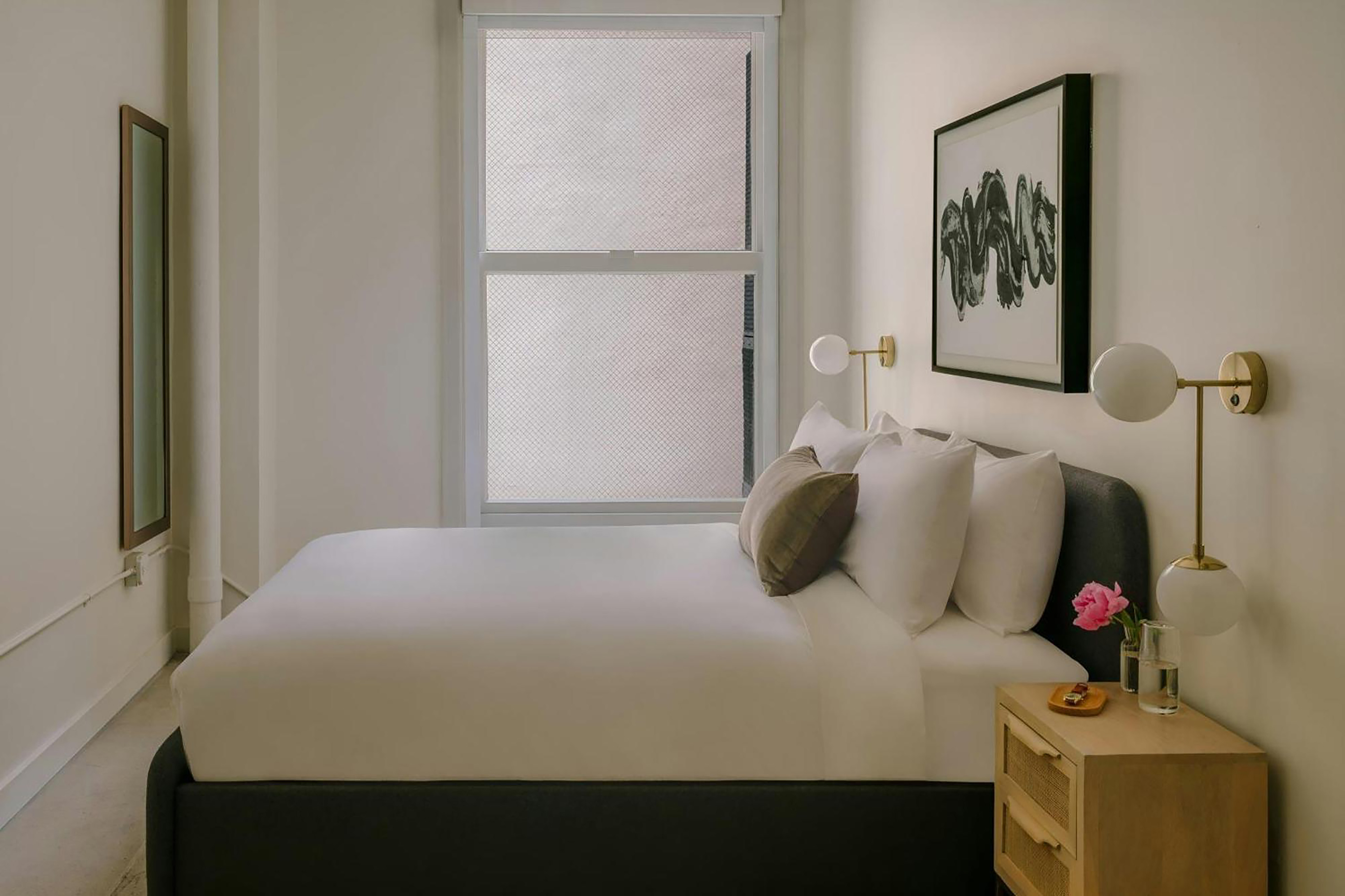 Guest room at the Reside Craftsman Los Angeles, a Wyndham Residence in Los Angeles, California