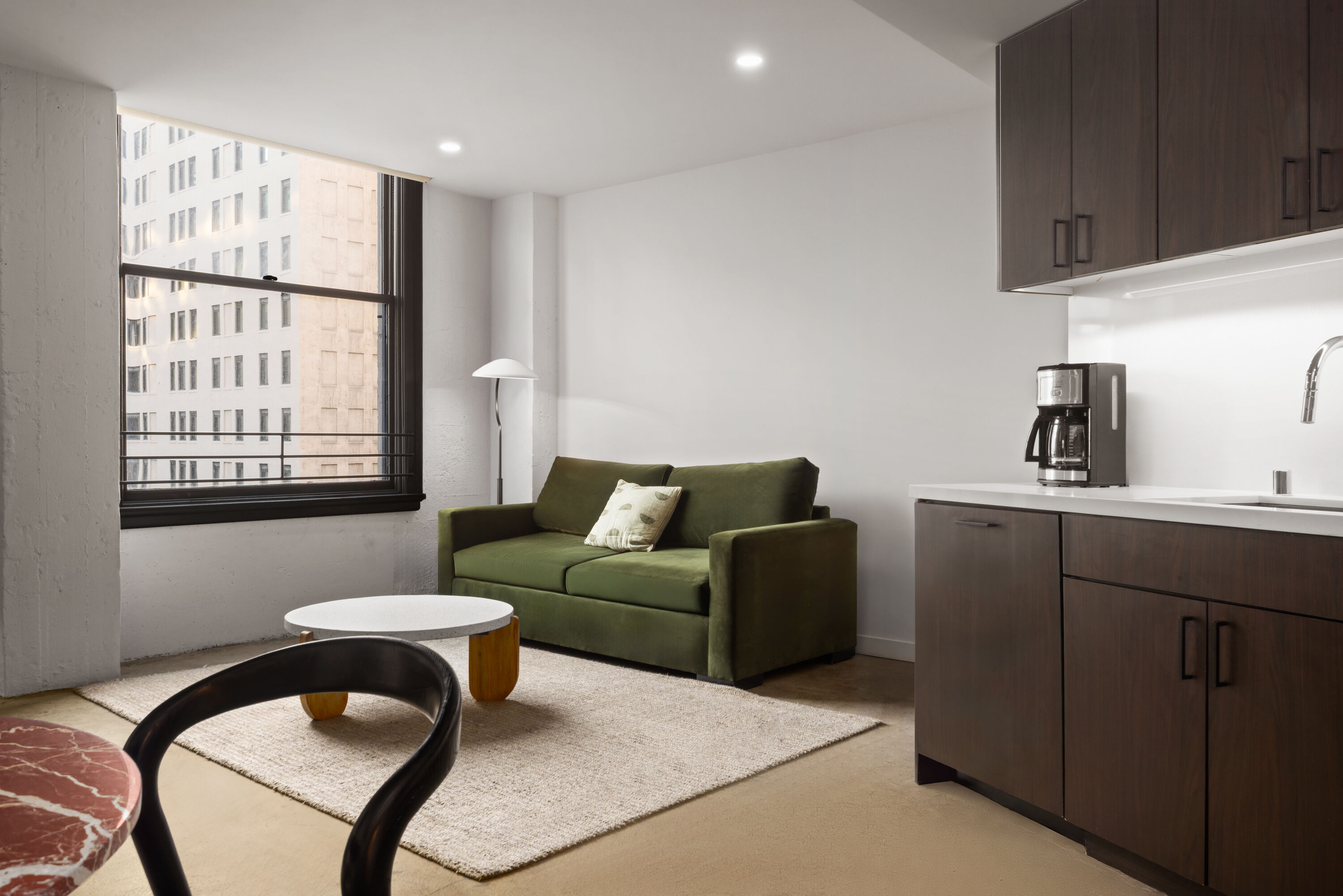 The Winfield Lofts, a Wyndham Hotel suite in Los Angeles, California