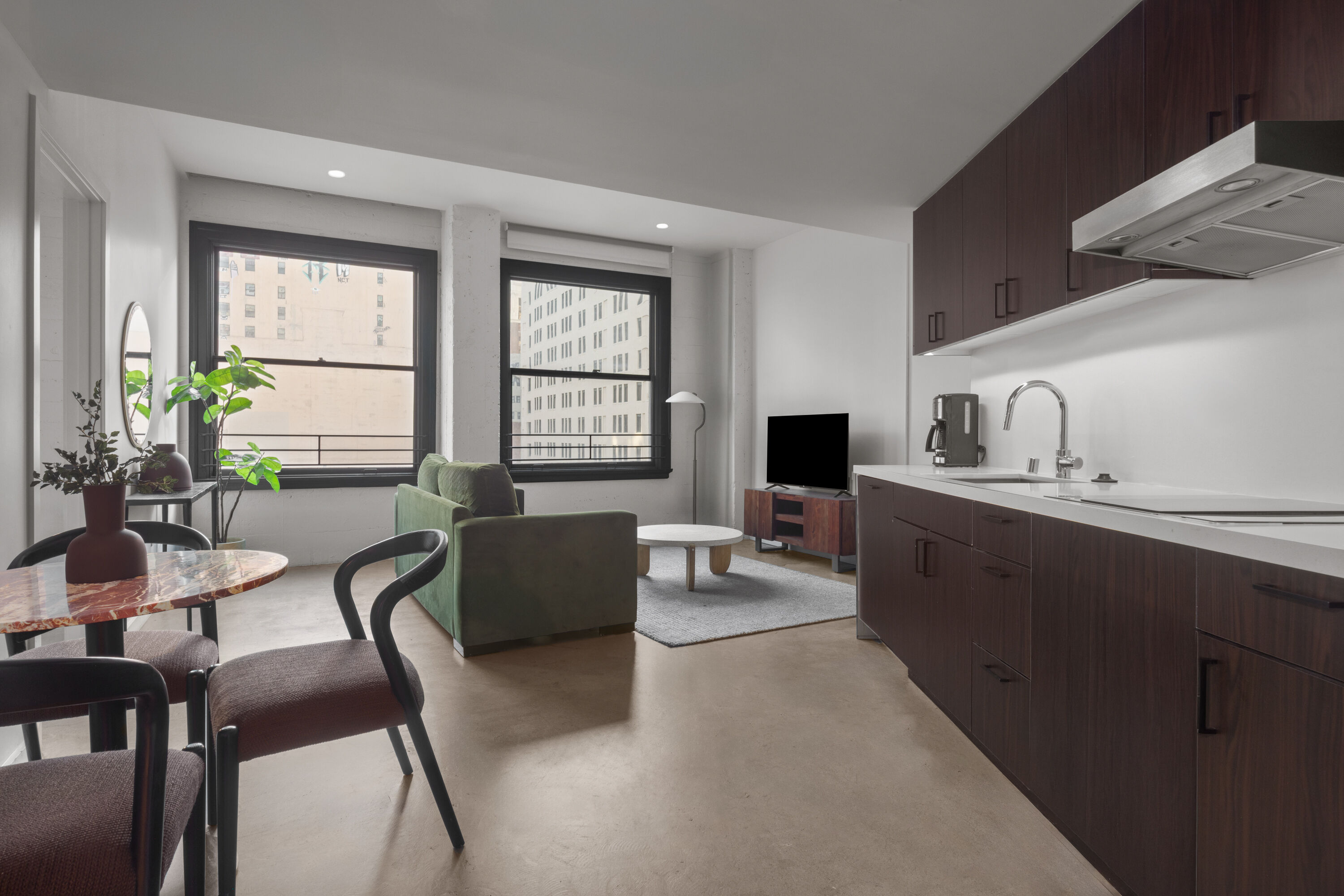 The Winfield Lofts, a Wyndham Hotel suite in Los Angeles, California