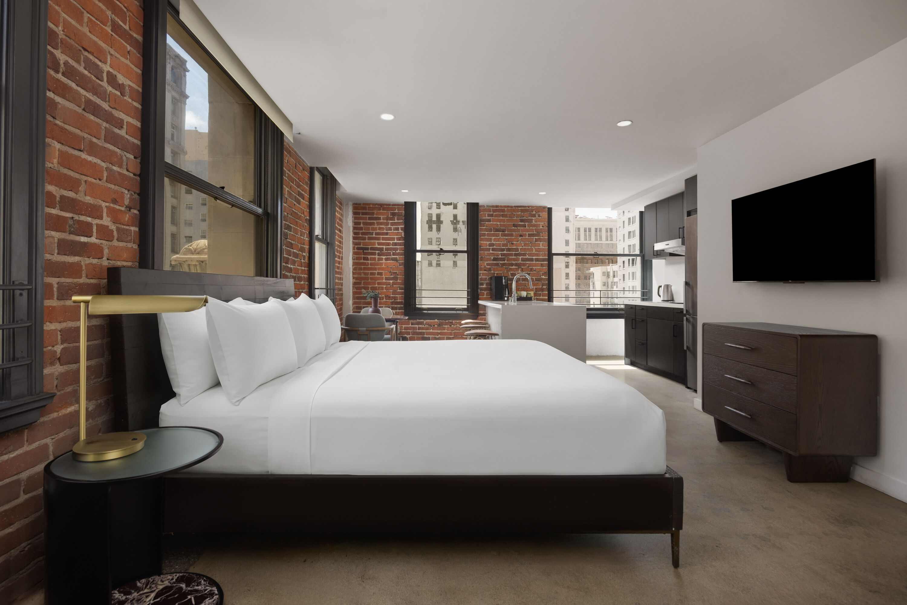The Winfield Lofts, a Wyndham Hotel suite in Los Angeles, California