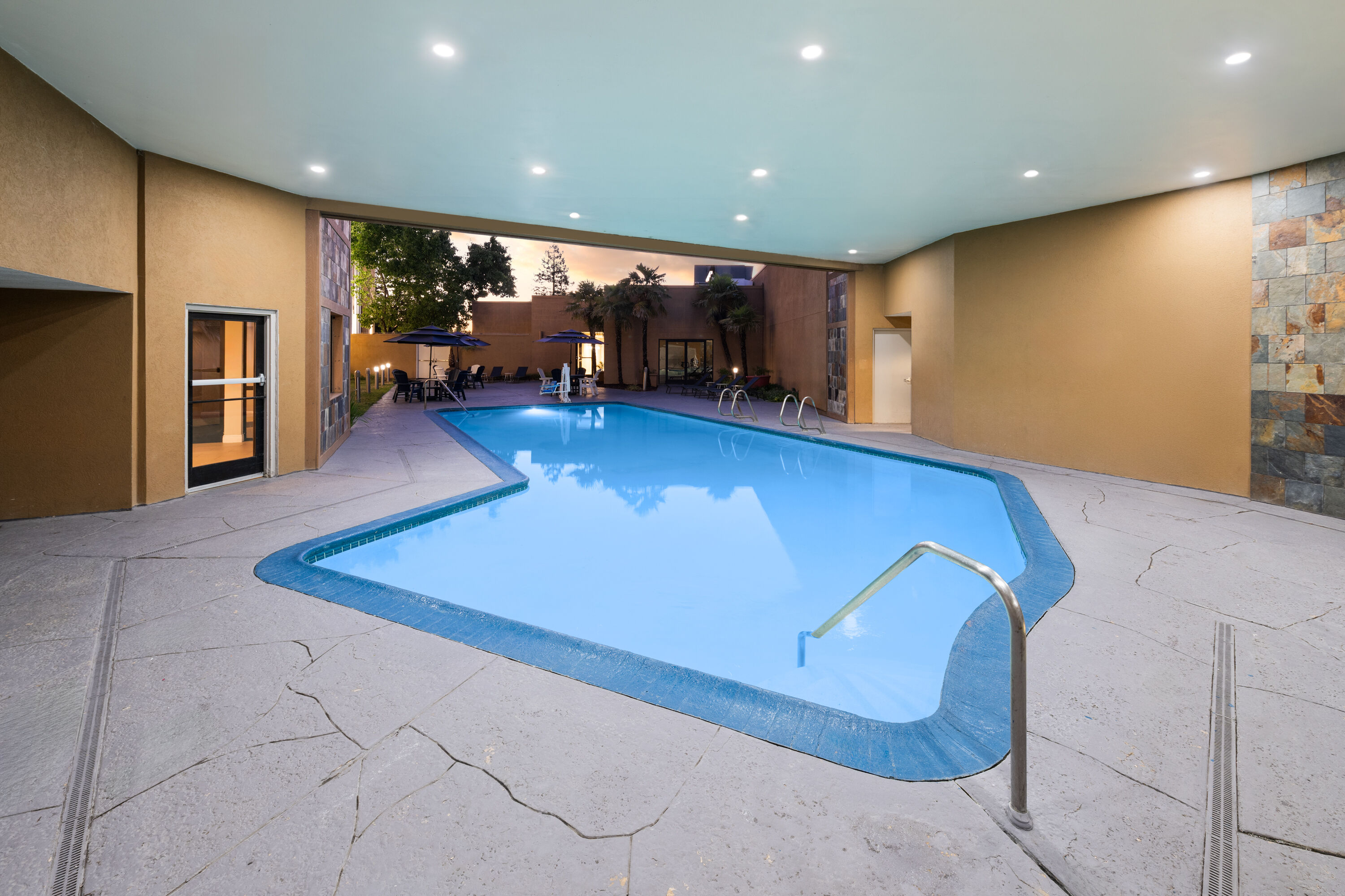 Indoor pool at the Wyndham Sacramento in Sacramento, California