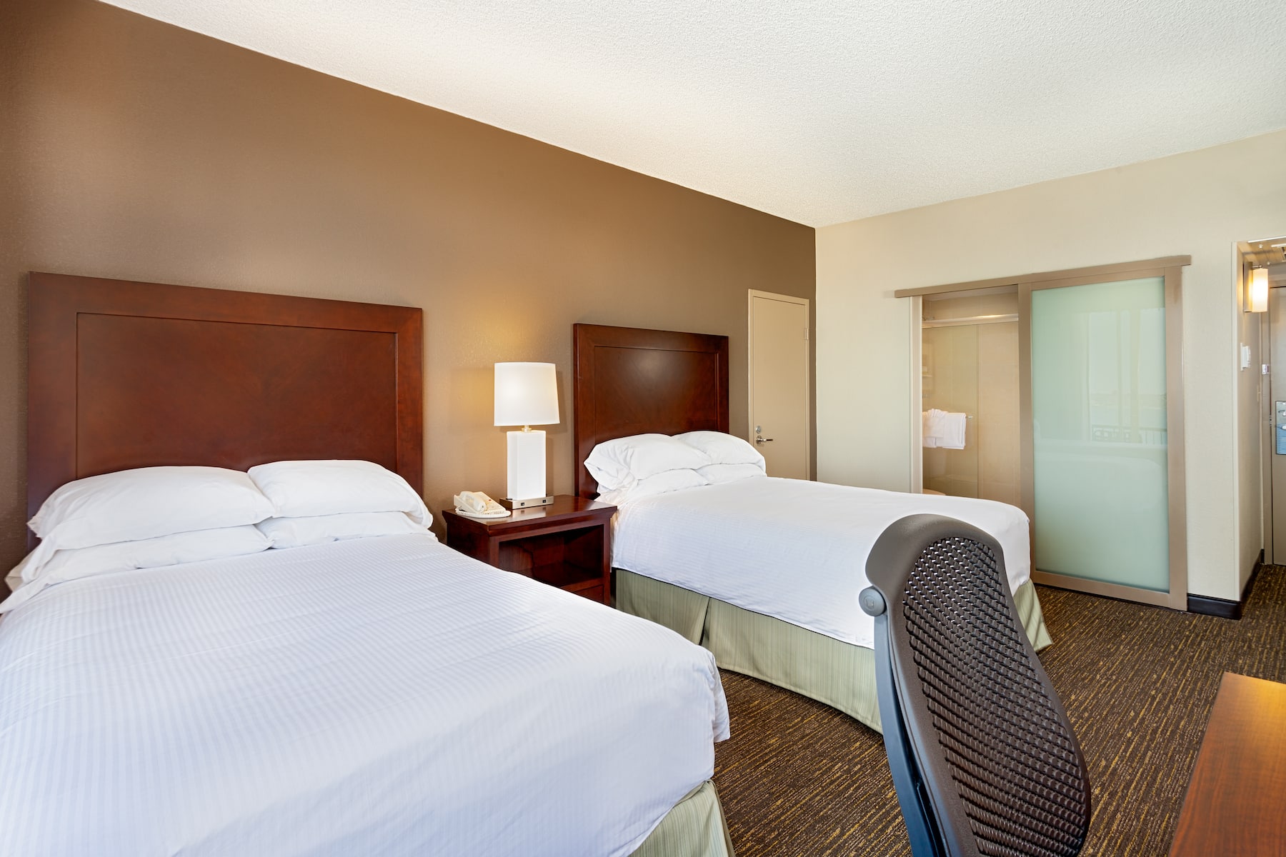 Guest room at the Wyndham San Diego Bayside in San Diego, California