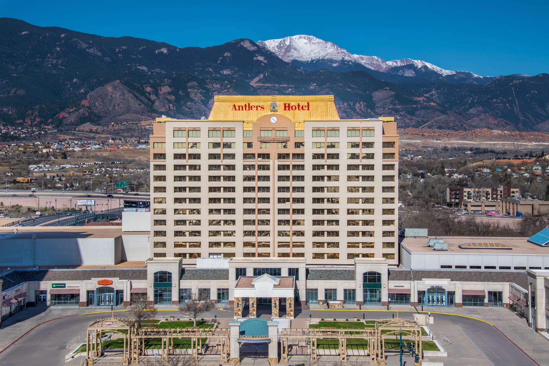 Exterior Day Image of The Antlers, a Wyndham Hotel hotel in Colorado Springs, Colorado