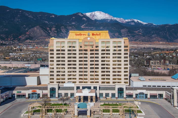 Exterior Day Image of The Antlers, a Wyndham Hotel hotel in Colorado Springs, Colorado