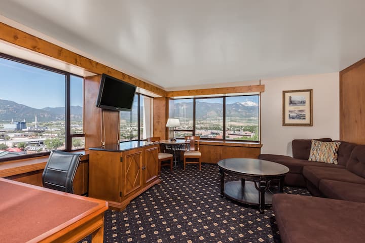 The Antlers, a Wyndham Hotel suite in Colorado Springs, Colorado