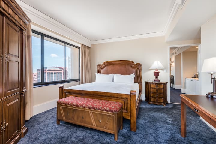 The Antlers, a Wyndham Hotel suite in Colorado Springs, Colorado