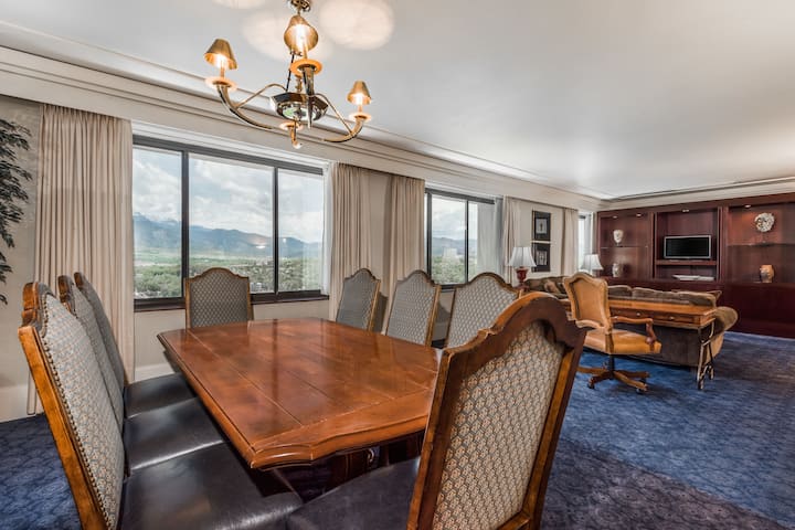 The Antlers, a Wyndham Hotel suite in Colorado Springs, Colorado