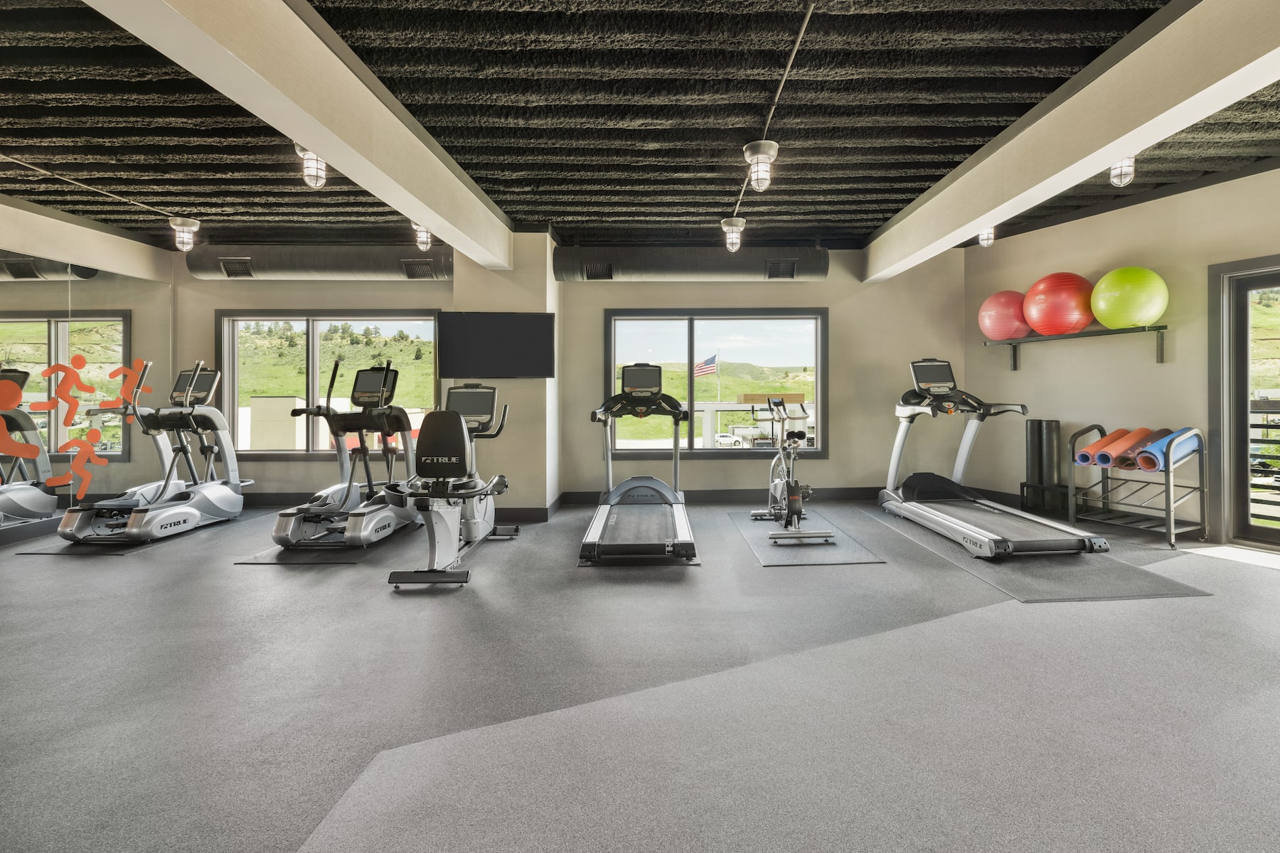Fitness room at Origin Red Rocks, a Wyndham Hotel in Golden, Colorado