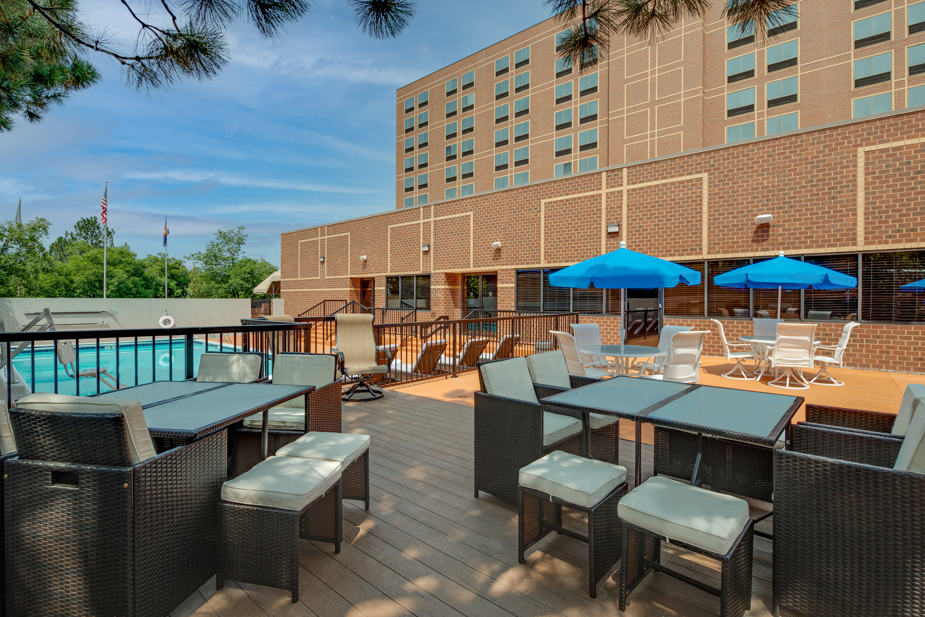 Pool at the Wyndham Denver Tech Center in Greenwood Village, Colorado