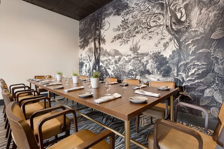 Origin Westminster, a Wyndham Hotel restaurant private dining area in Westminster, Colorado
