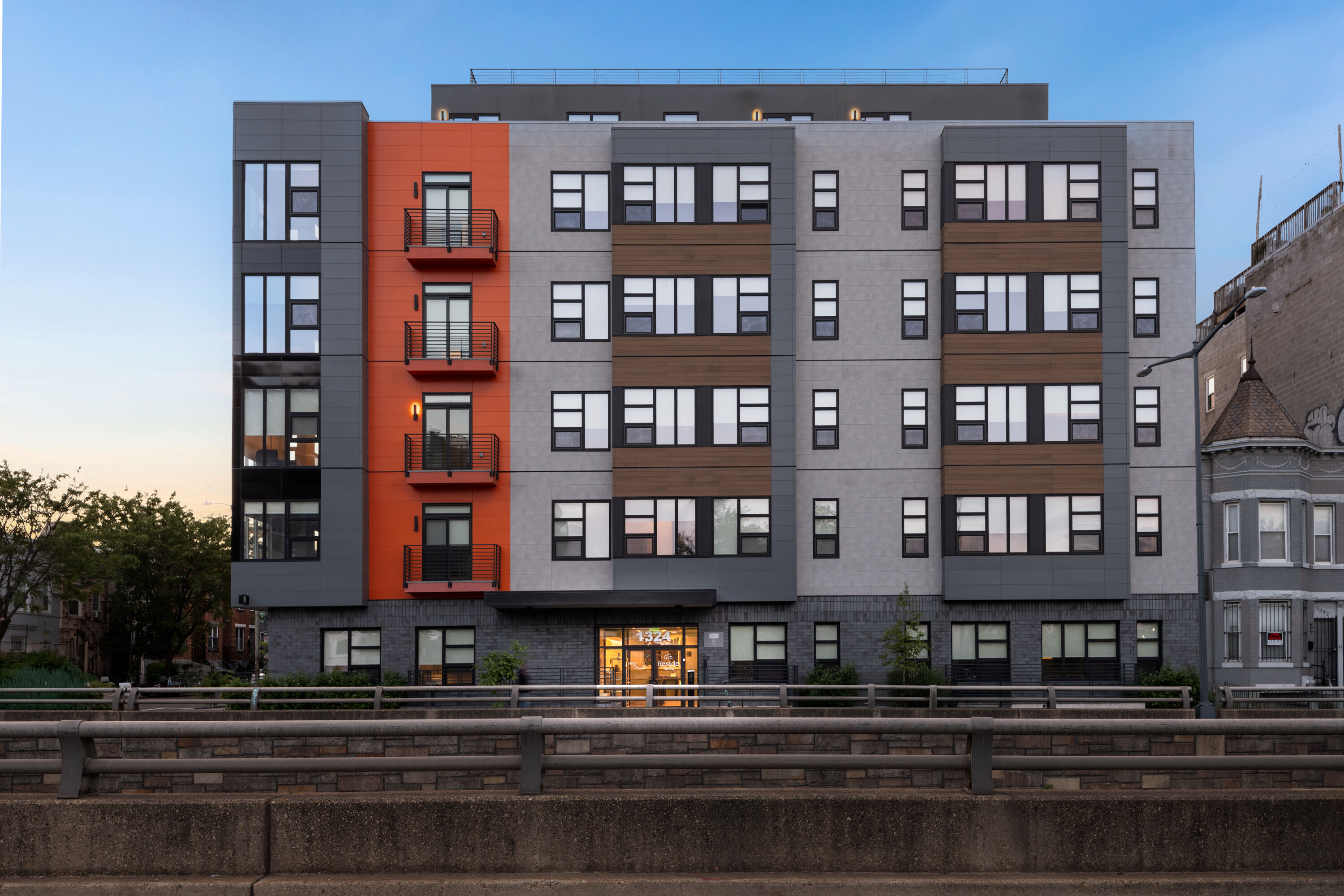 Exterior Dusk Image of Reside NoMa, a Wyndham Residence hotel in Washington, District Of Columbia