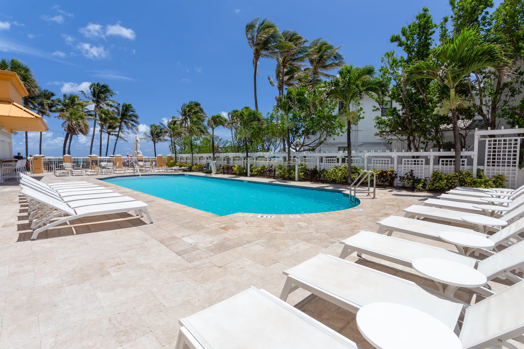 Pool at the Wyndham Deerfield Beach Resort in Deerfield Beach, Florida