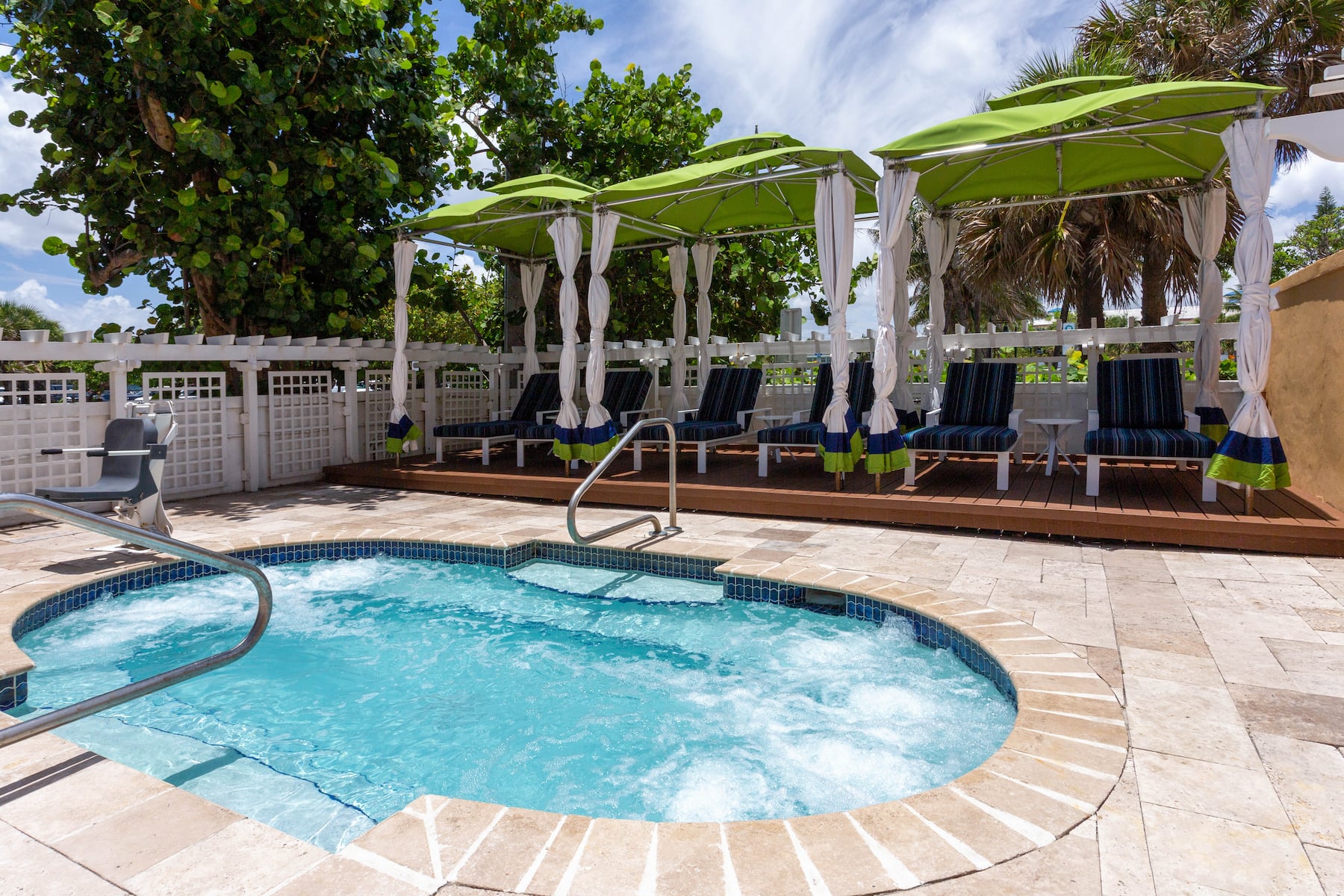 Pool at the Wyndham Deerfield Beach Resort in Deerfield Beach, Florida