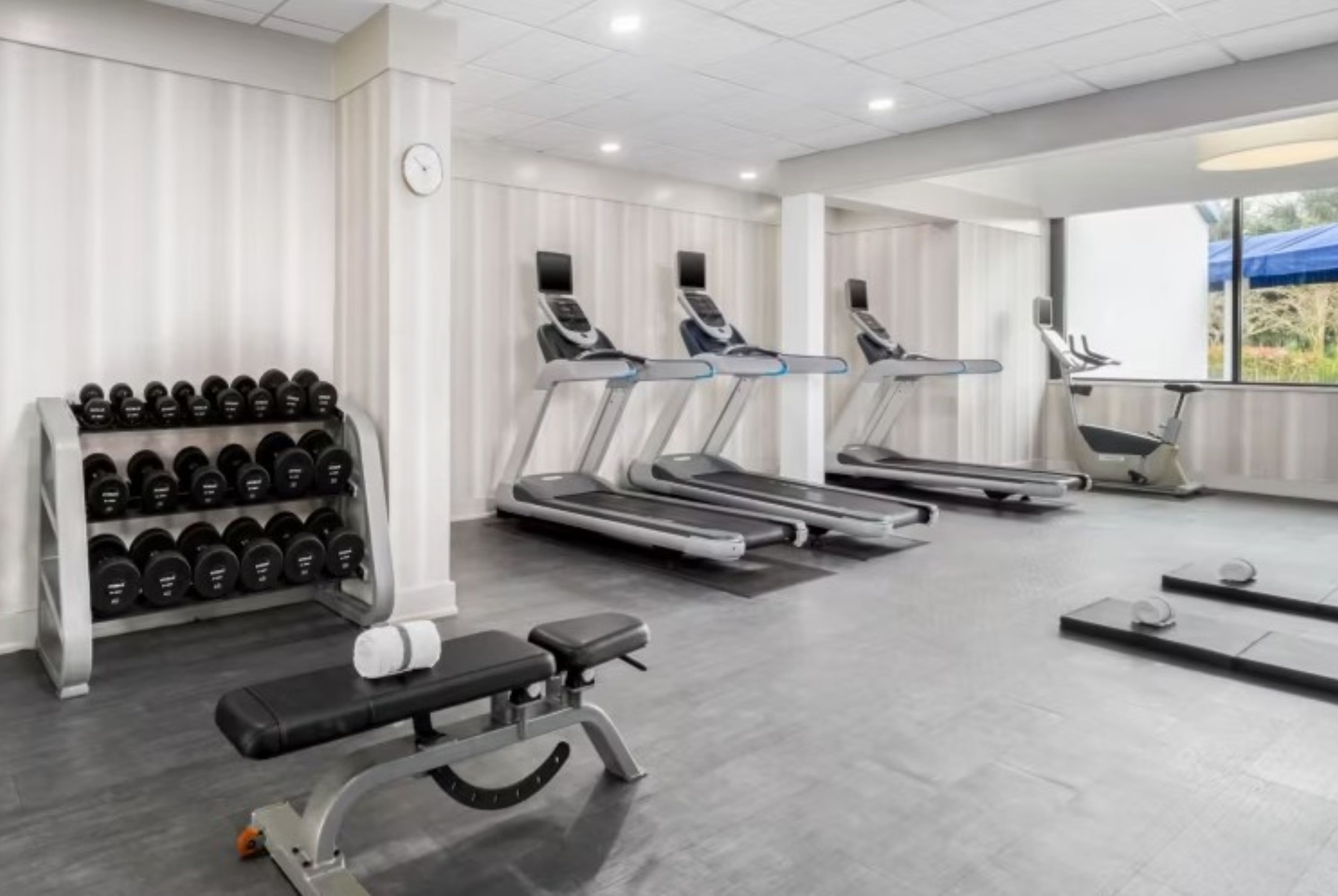 Fitness room at Wyndham Jacksonville Hotel and Conference Center in Jacksonville, Florida