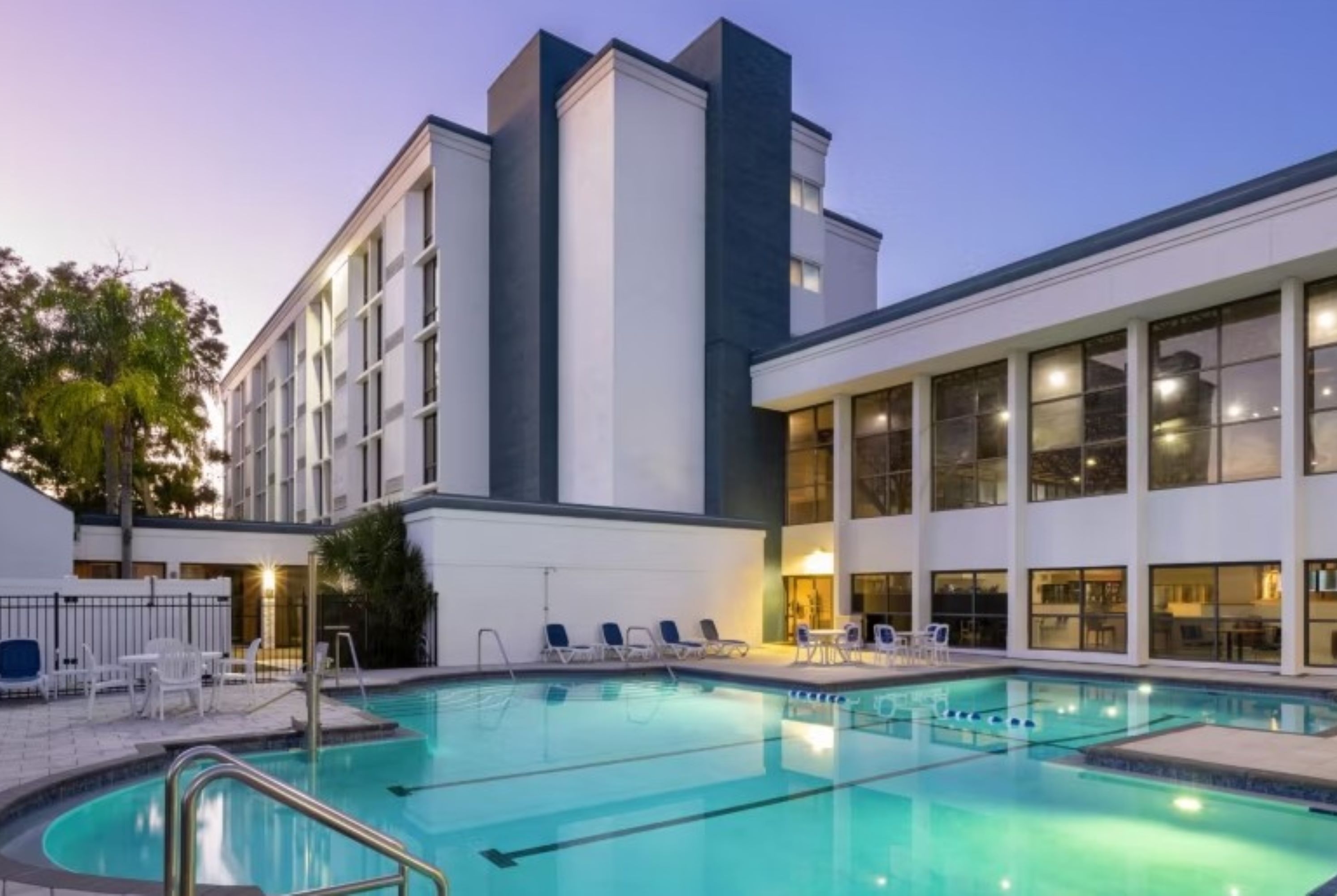 Pool at the Wyndham Jacksonville Hotel and Conference Center in Jacksonville, Florida