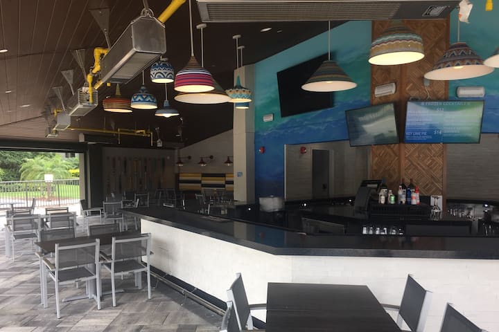 Wyndham Lake Buena Vista Disney Springs Area poolside restaurant in Lake Buena Vista, Florida