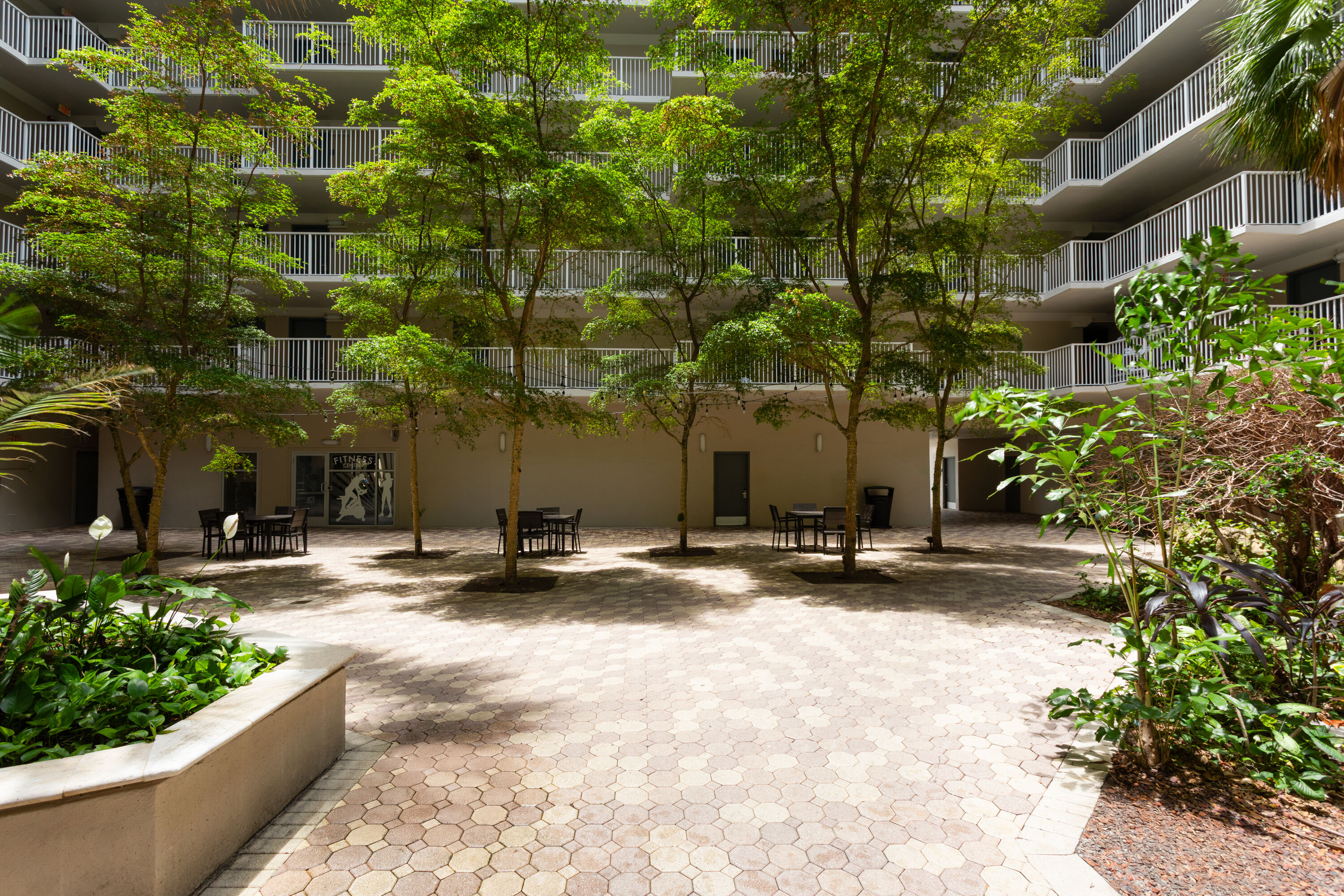 Wyndham I-Drive Avanti Resort & Conference Center lobby atrium in Orlando, Florida