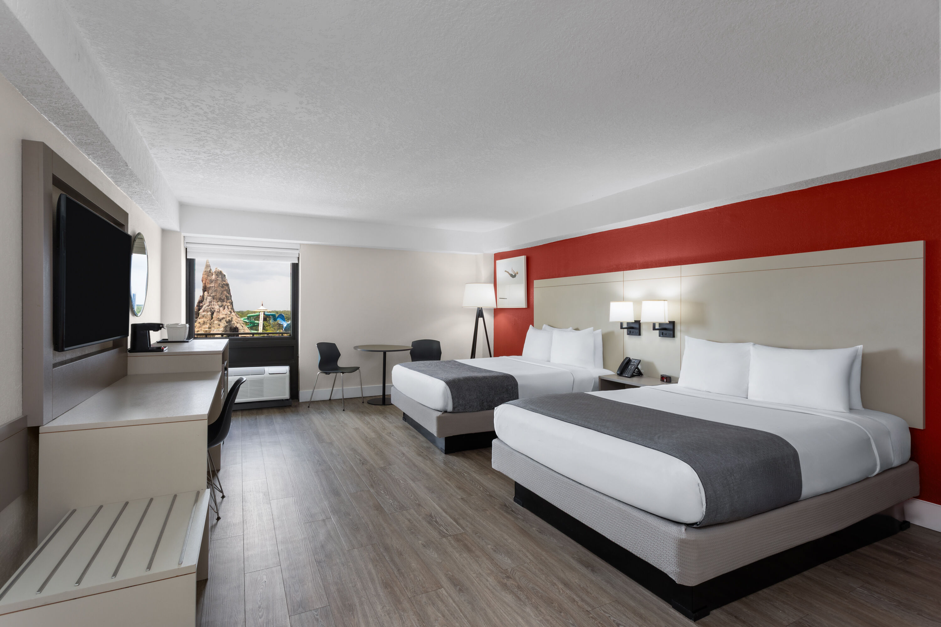 Guest room at the Wyndham I-Drive Avanti Resort & Conference Center in Orlando, Florida