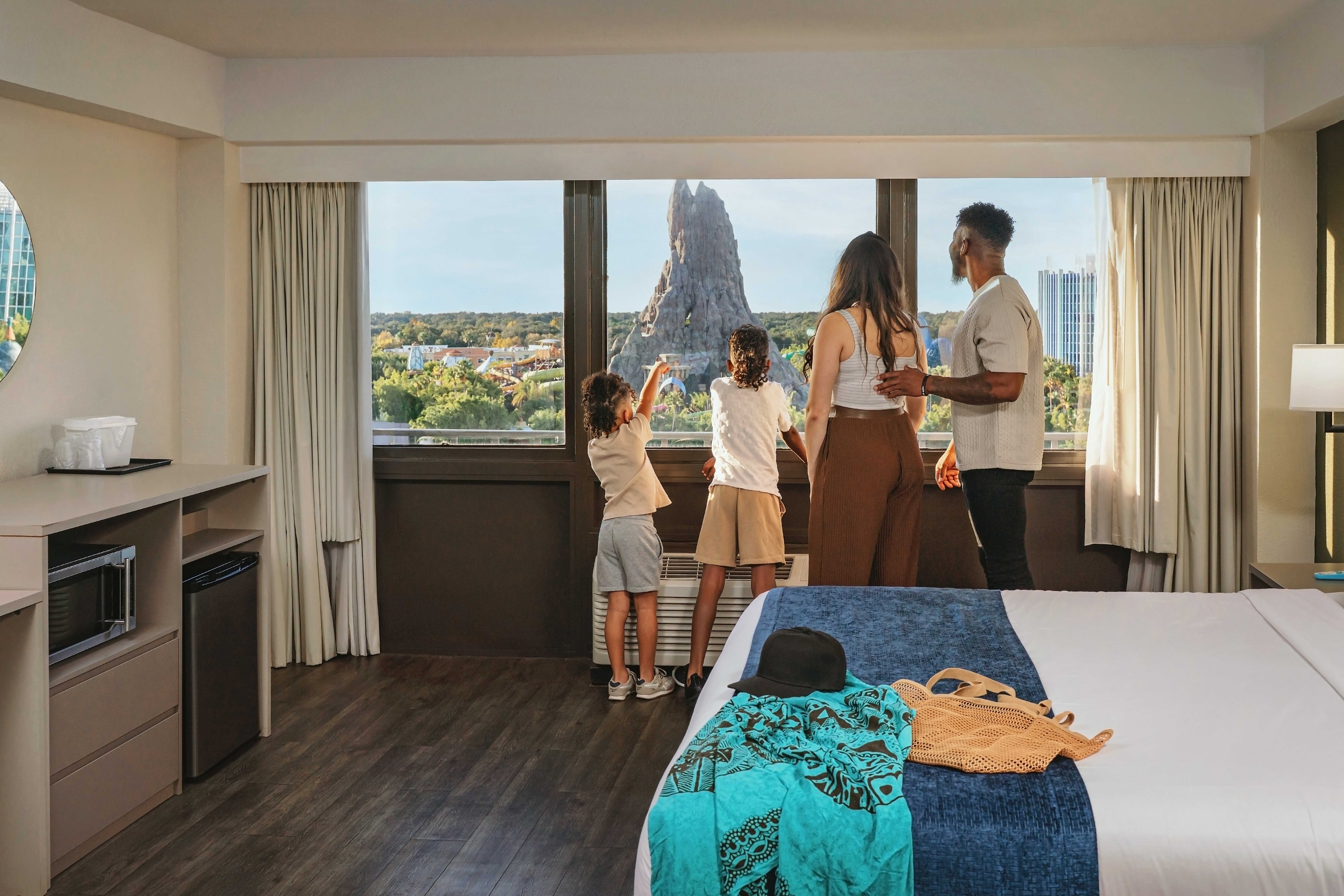Guest room at the Wyndham I-Drive Avanti Resort & Conference Center in Orlando, Florida