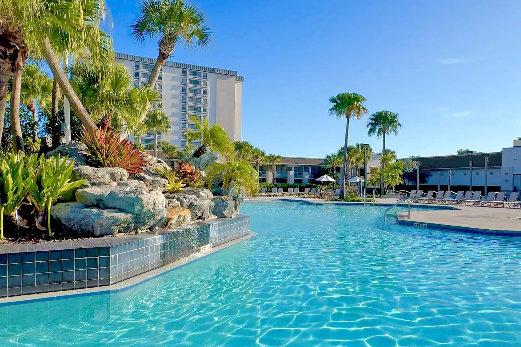Pool at the Wyndham I-Drive Avanti Resort & Conference Center in Orlando, Florida