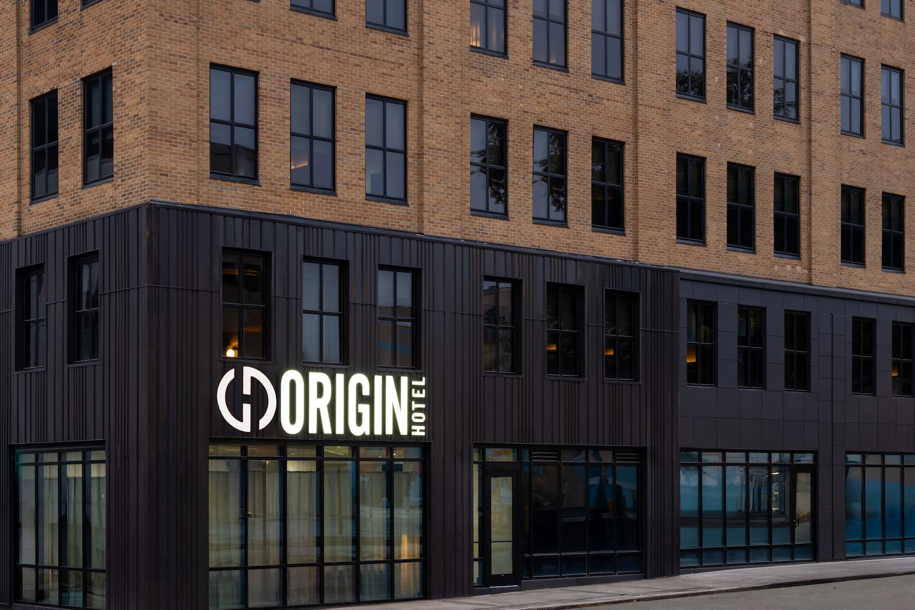 Exterior Dusk Image of Origin Atlanta, a Wyndham Hotel hotel in Atlanta, Georgia