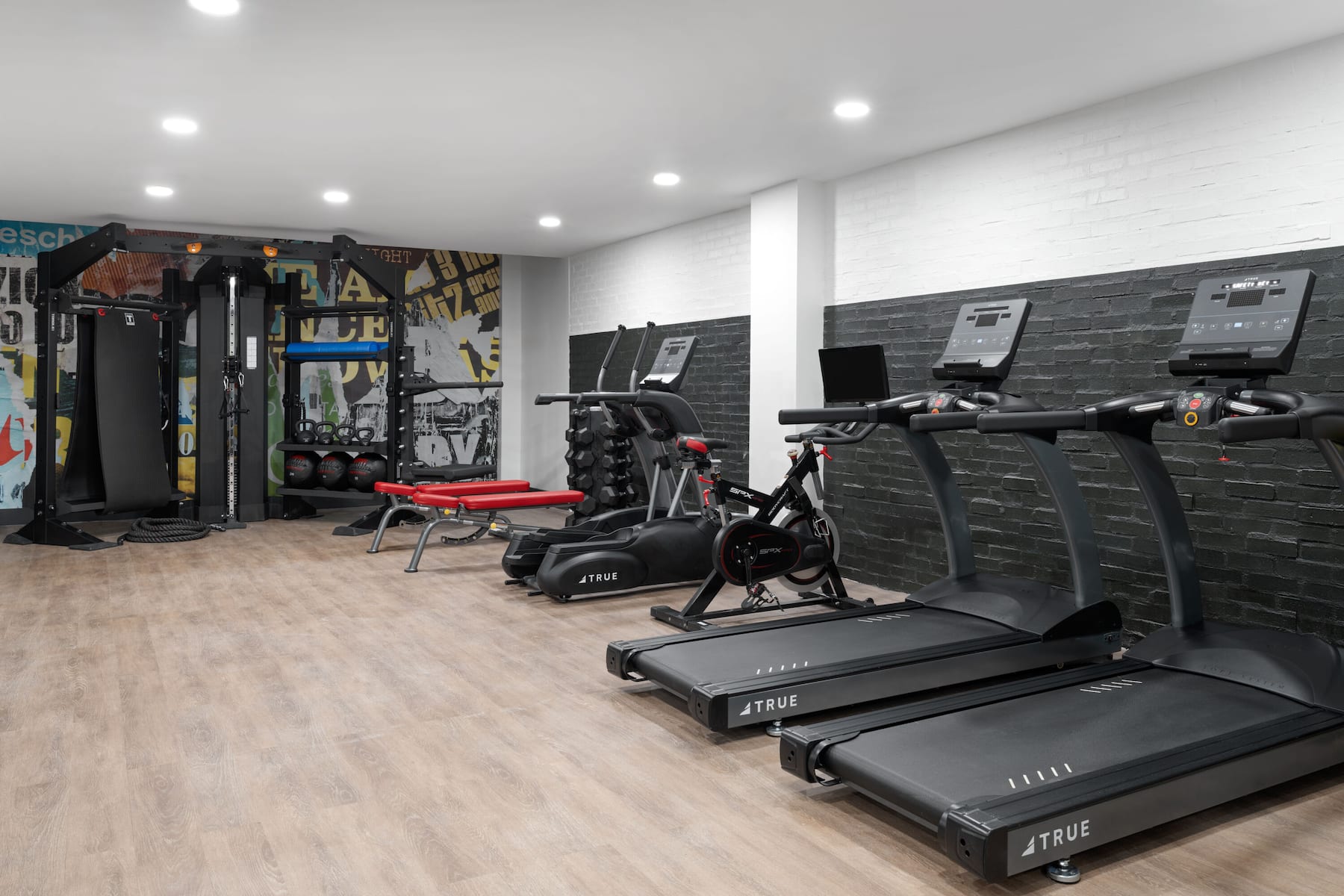 Fitness room at Origin Atlanta, a Wyndham Hotel in Atlanta, Georgia