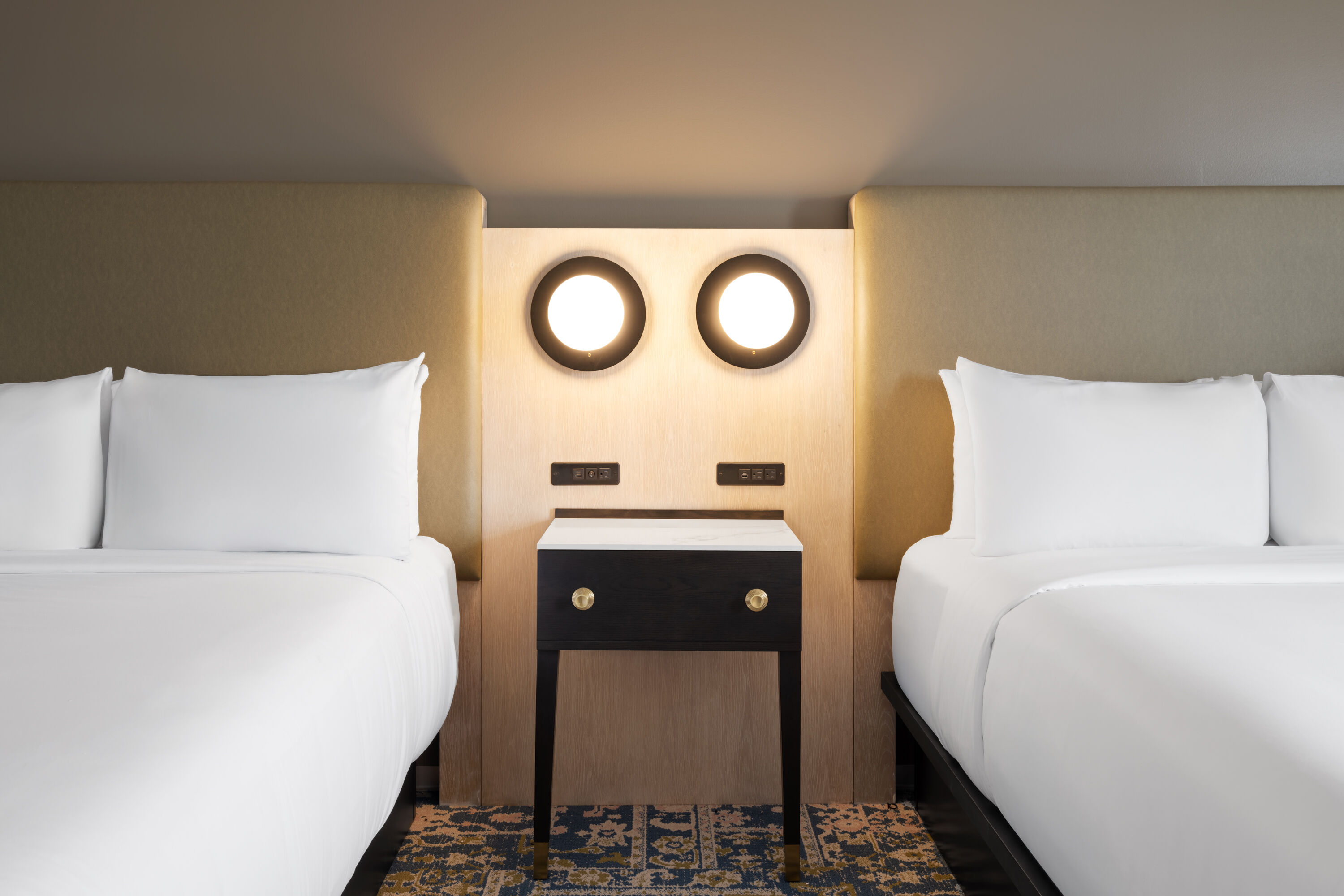 Guest room at the Origin Atlanta, a Wyndham Hotel in Atlanta, Georgia