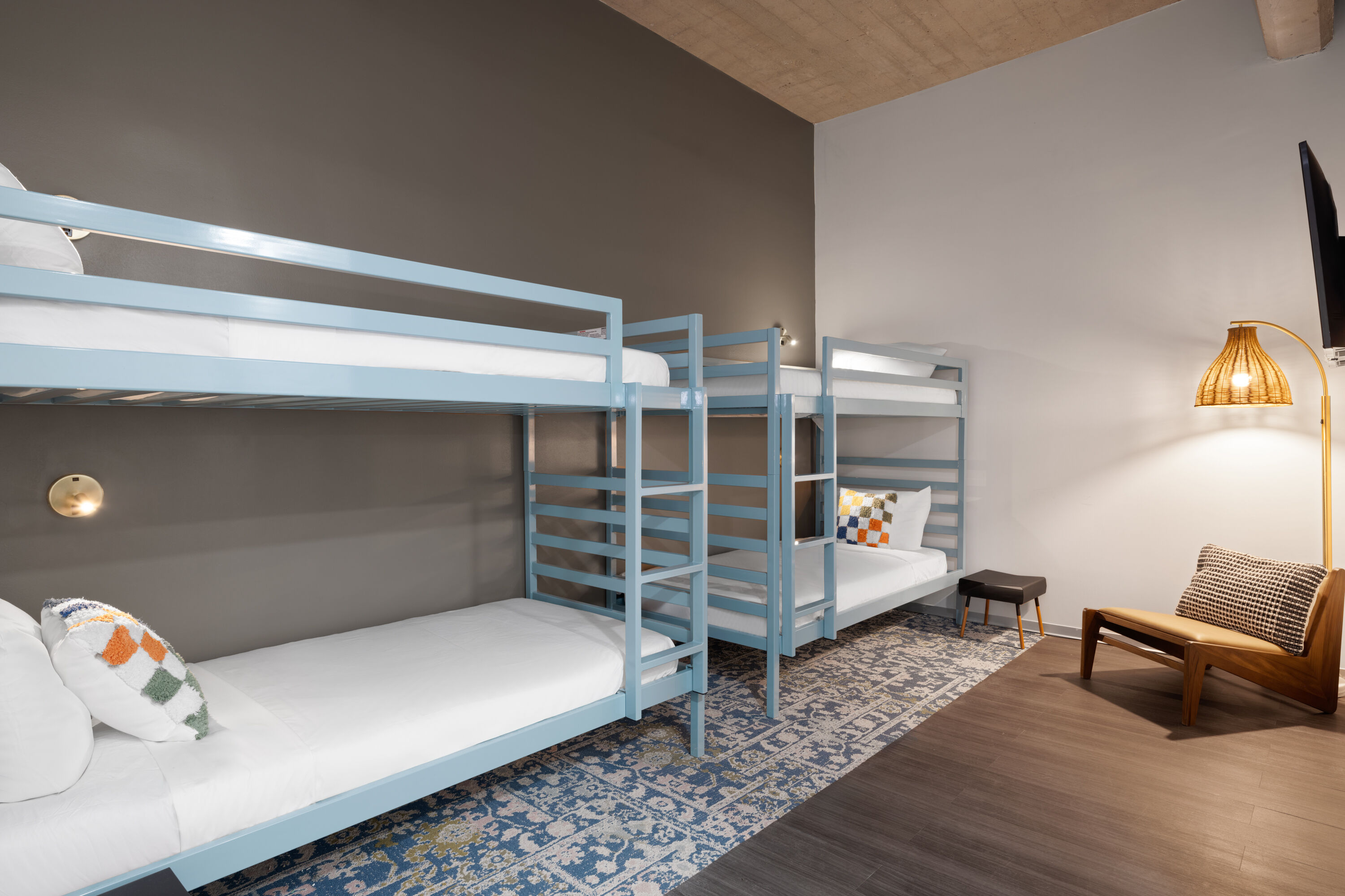 Guest room at the Origin Atlanta, a Wyndham Hotel in Atlanta, Georgia