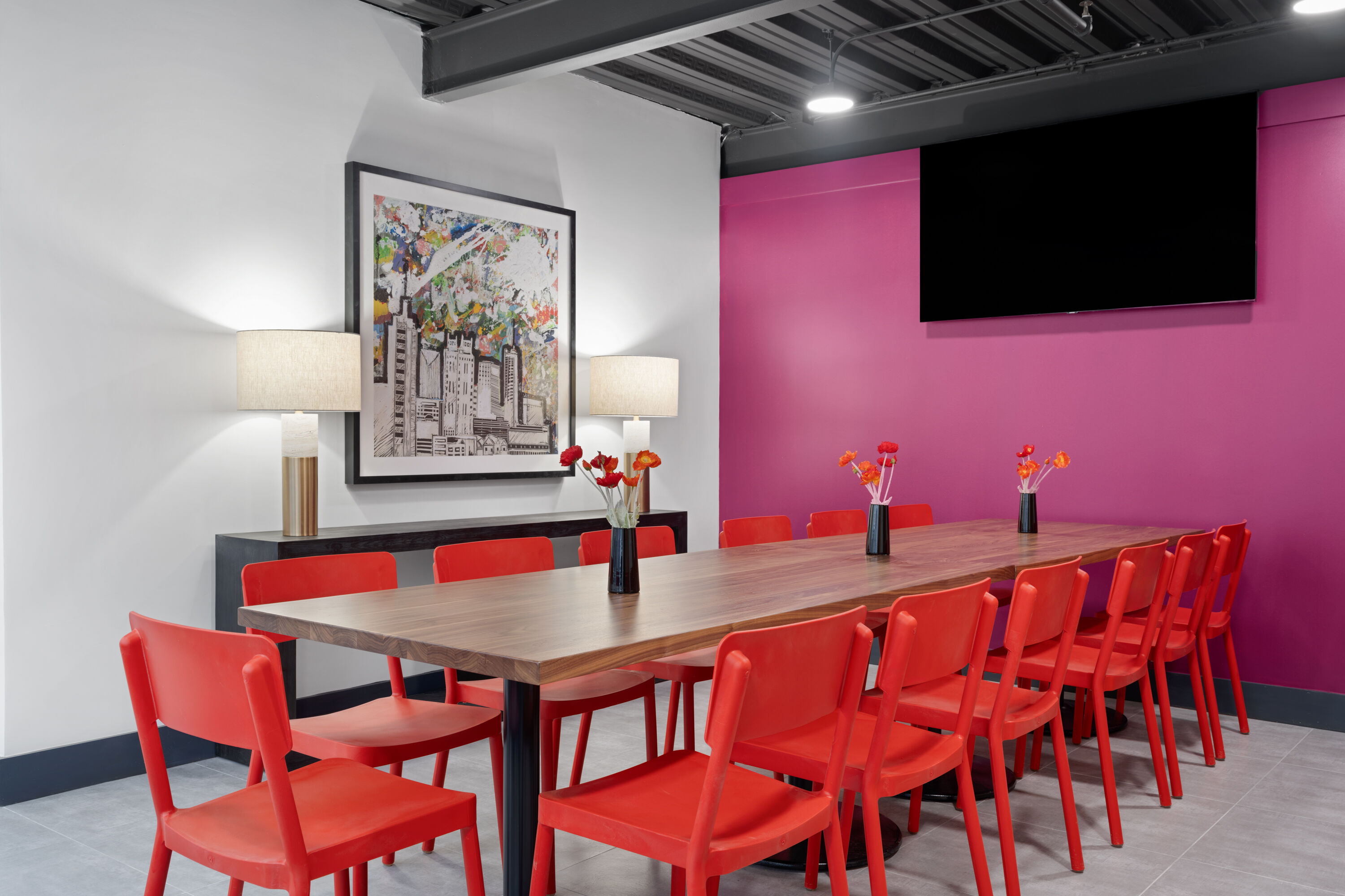 Origin Atlanta, a Wyndham Hotel restaurant private dining area in Atlanta, Georgia