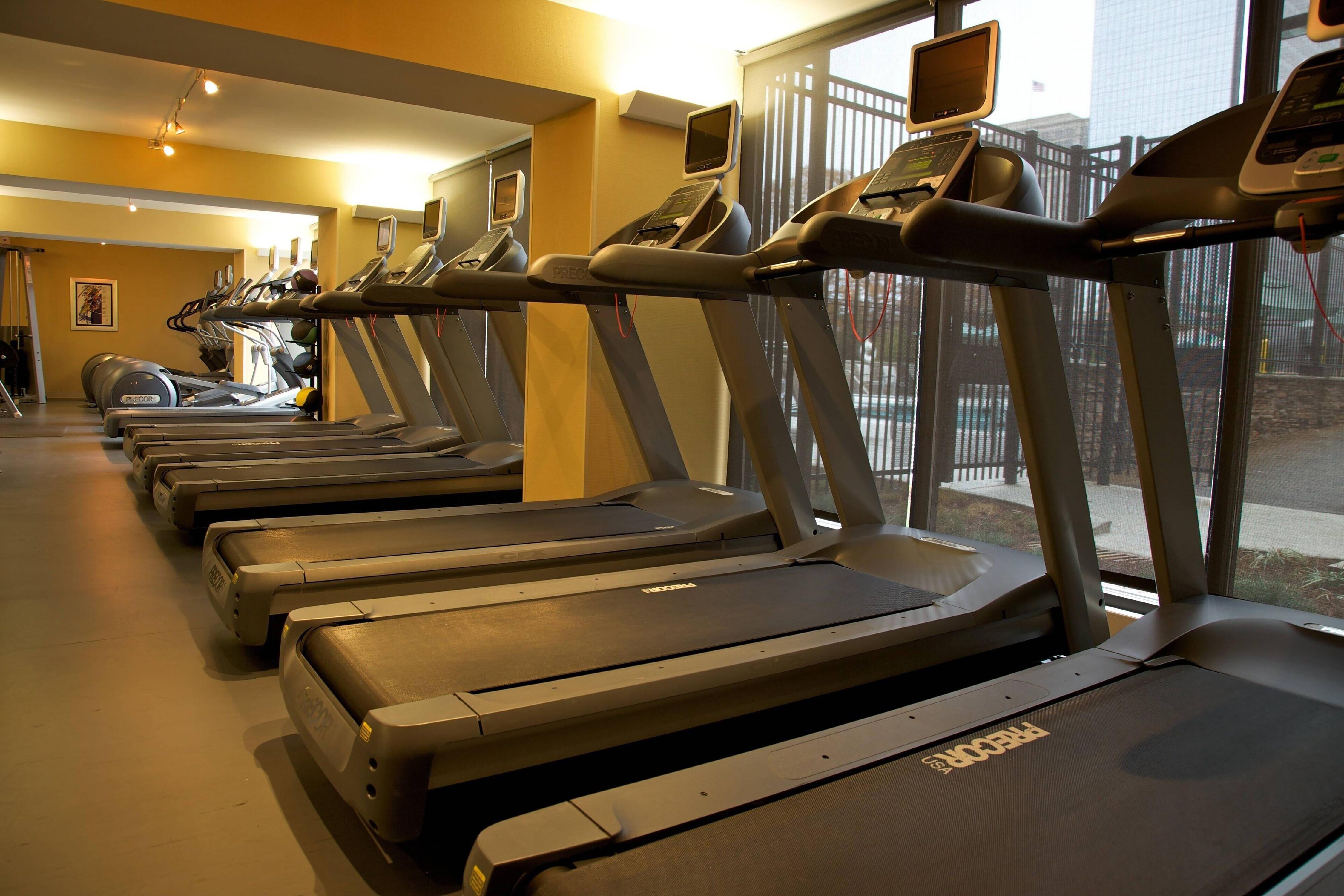 Fitness room at Wyndham Atlanta Buckhead Hotel & Conference Center in Atlanta, Georgia
