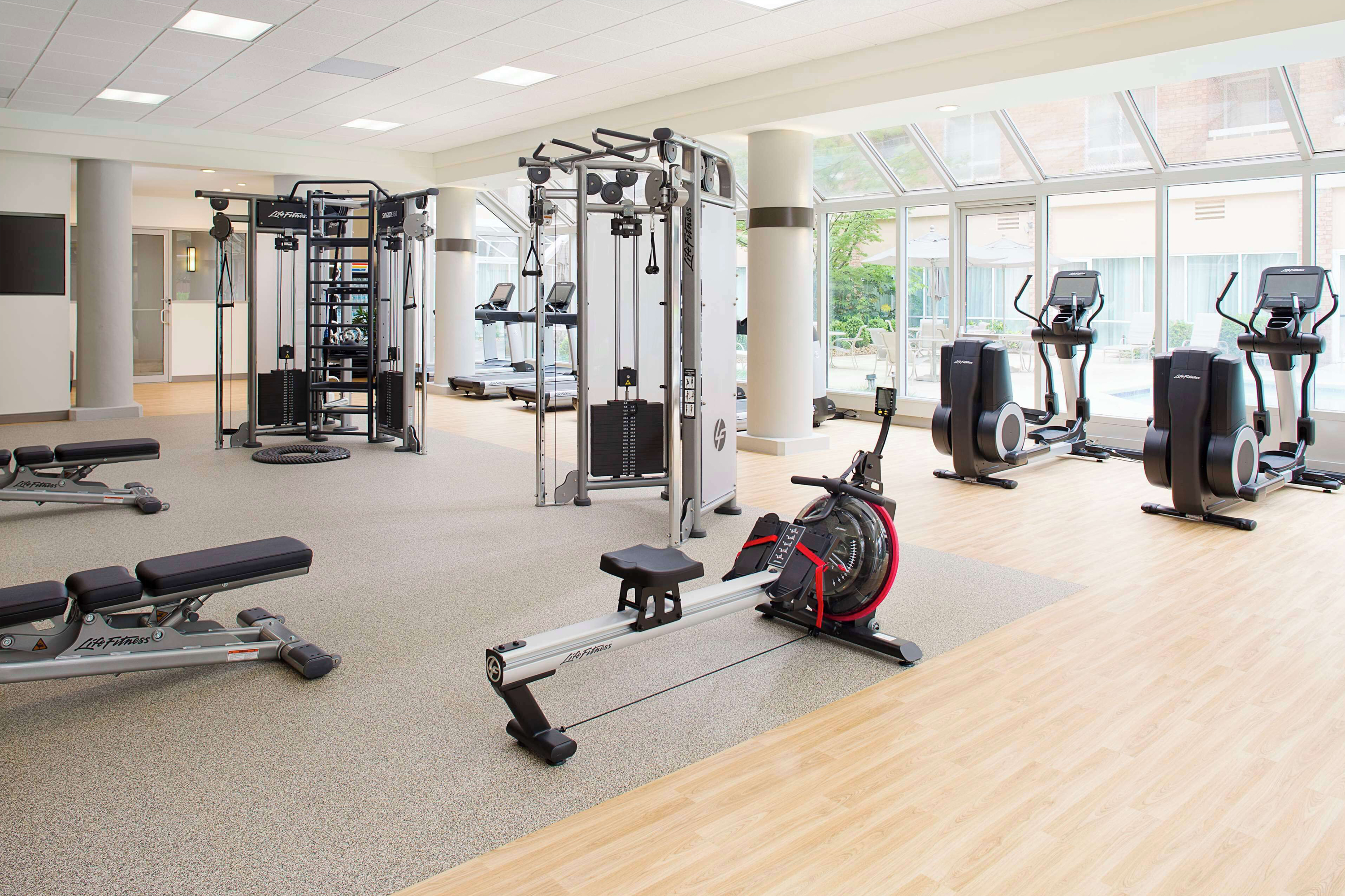 Fitness room at Wyndham Atlanta Perimeter in Atlanta, Georgia