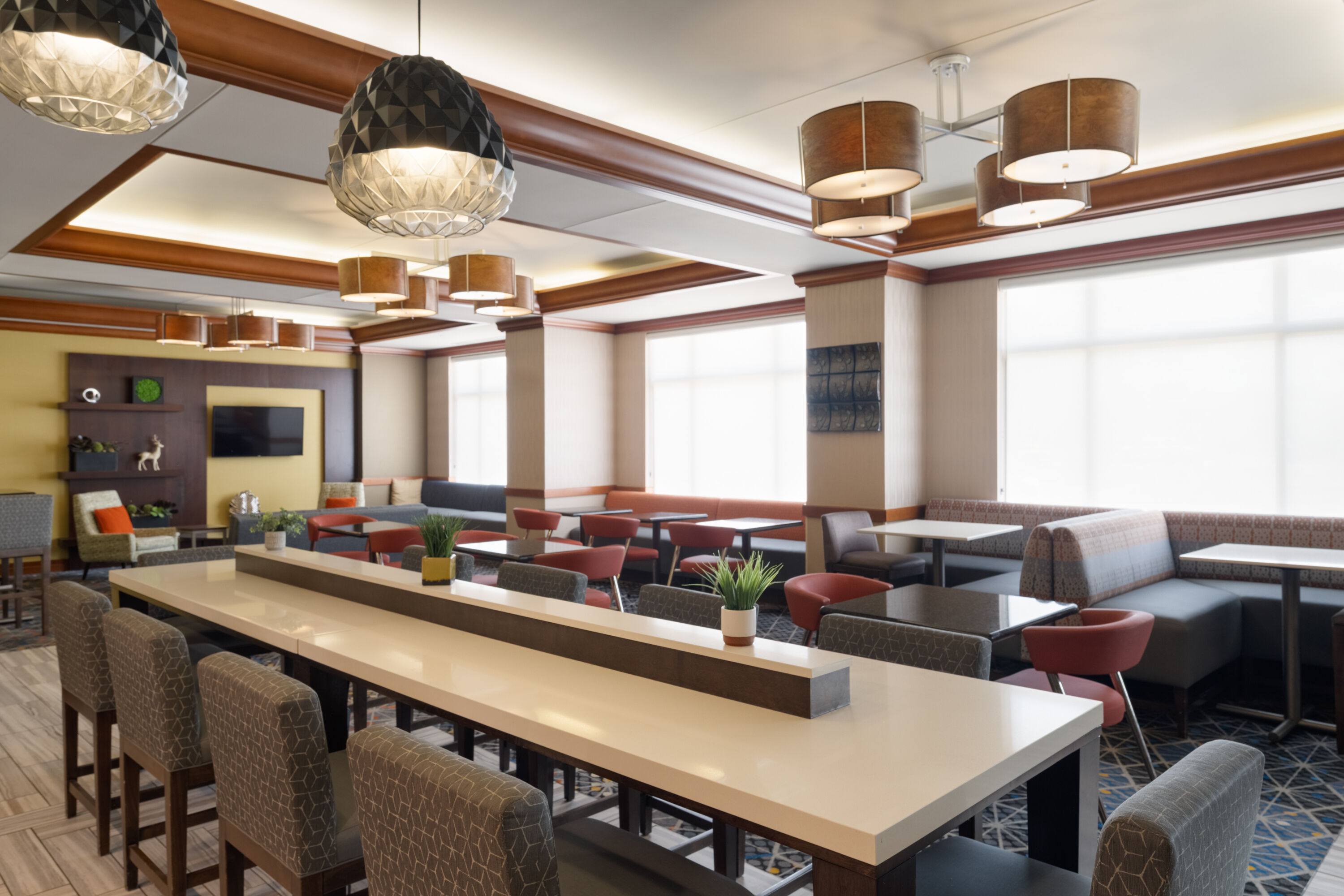 Free breakfast at Wyndham Moline on John Deere Commons in Moline, Illinois