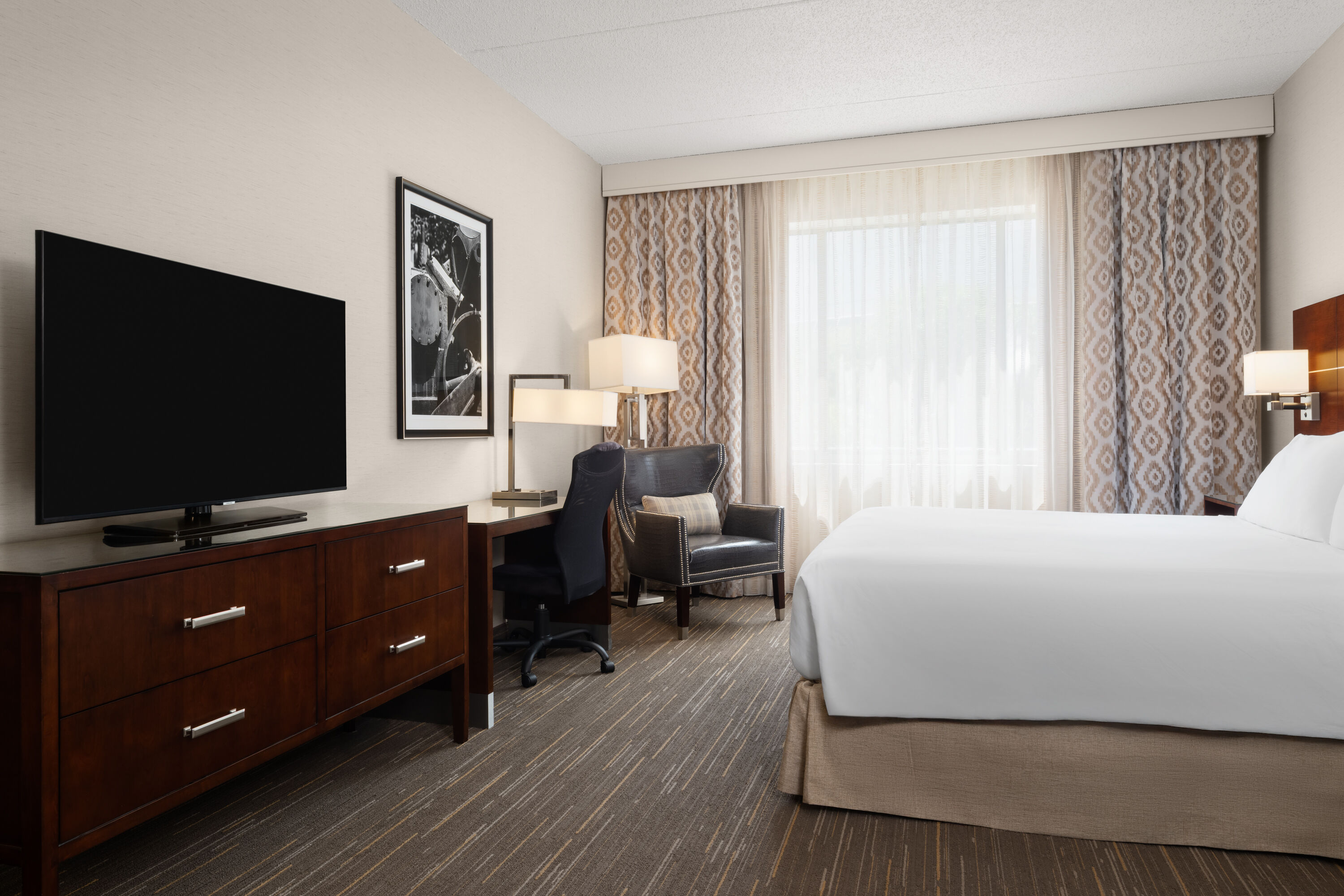 Wyndham Moline on John Deere Commons hot tub suite in Moline, Illinois