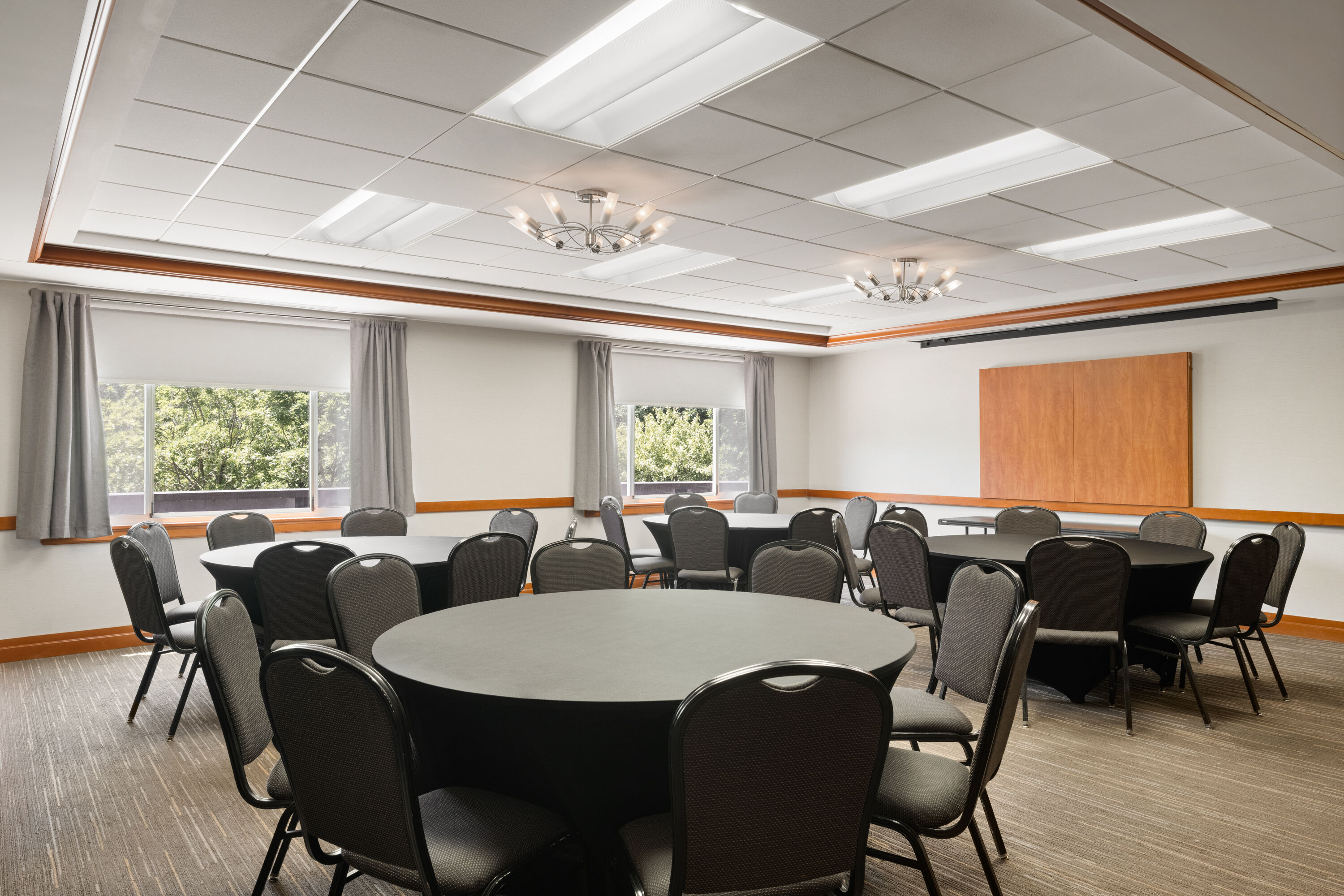 Meeting room at Wyndham Moline on John Deere Commons in Moline, Illinois