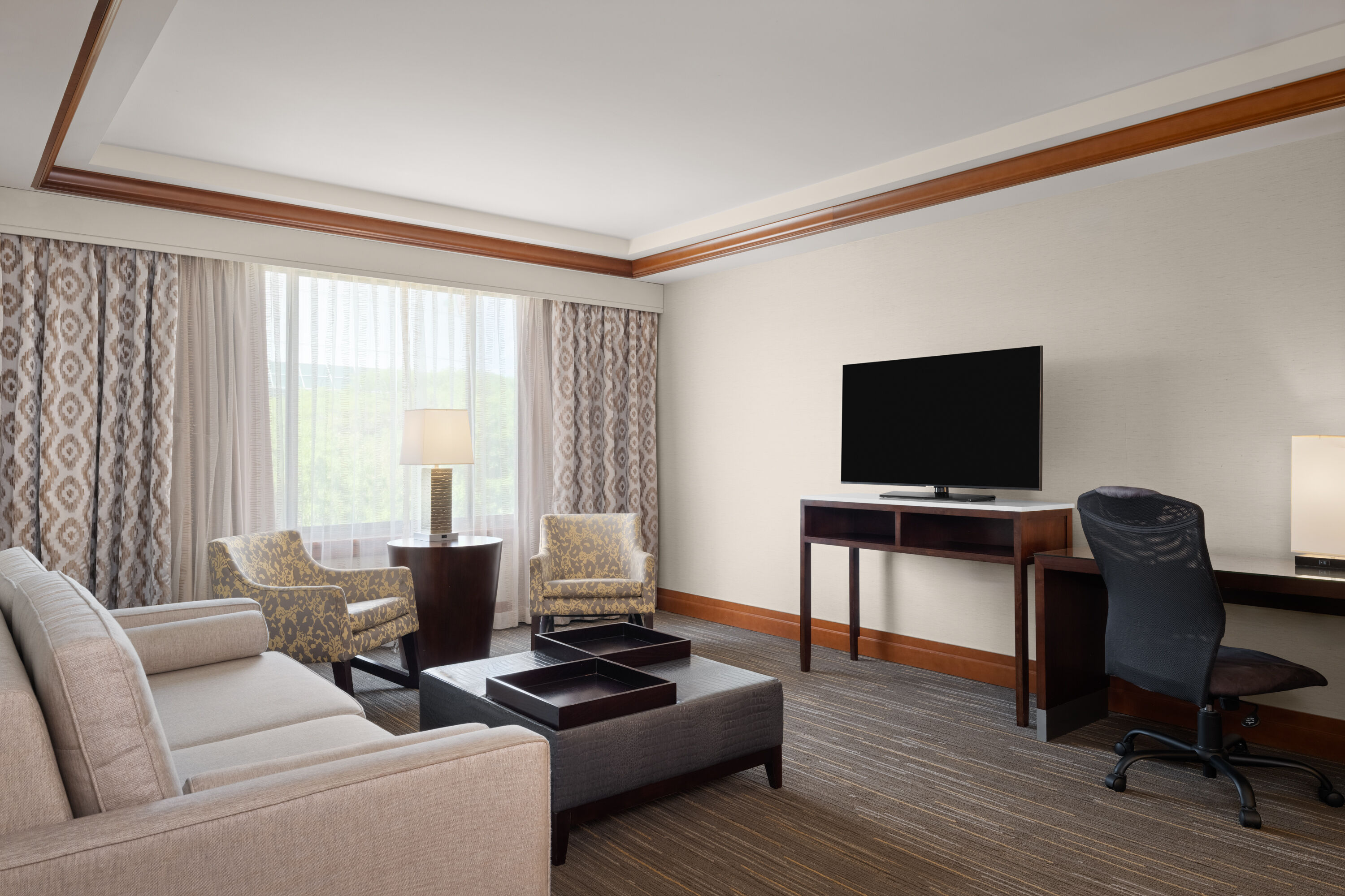 Wyndham Moline on John Deere Commons suite in Moline, Illinois