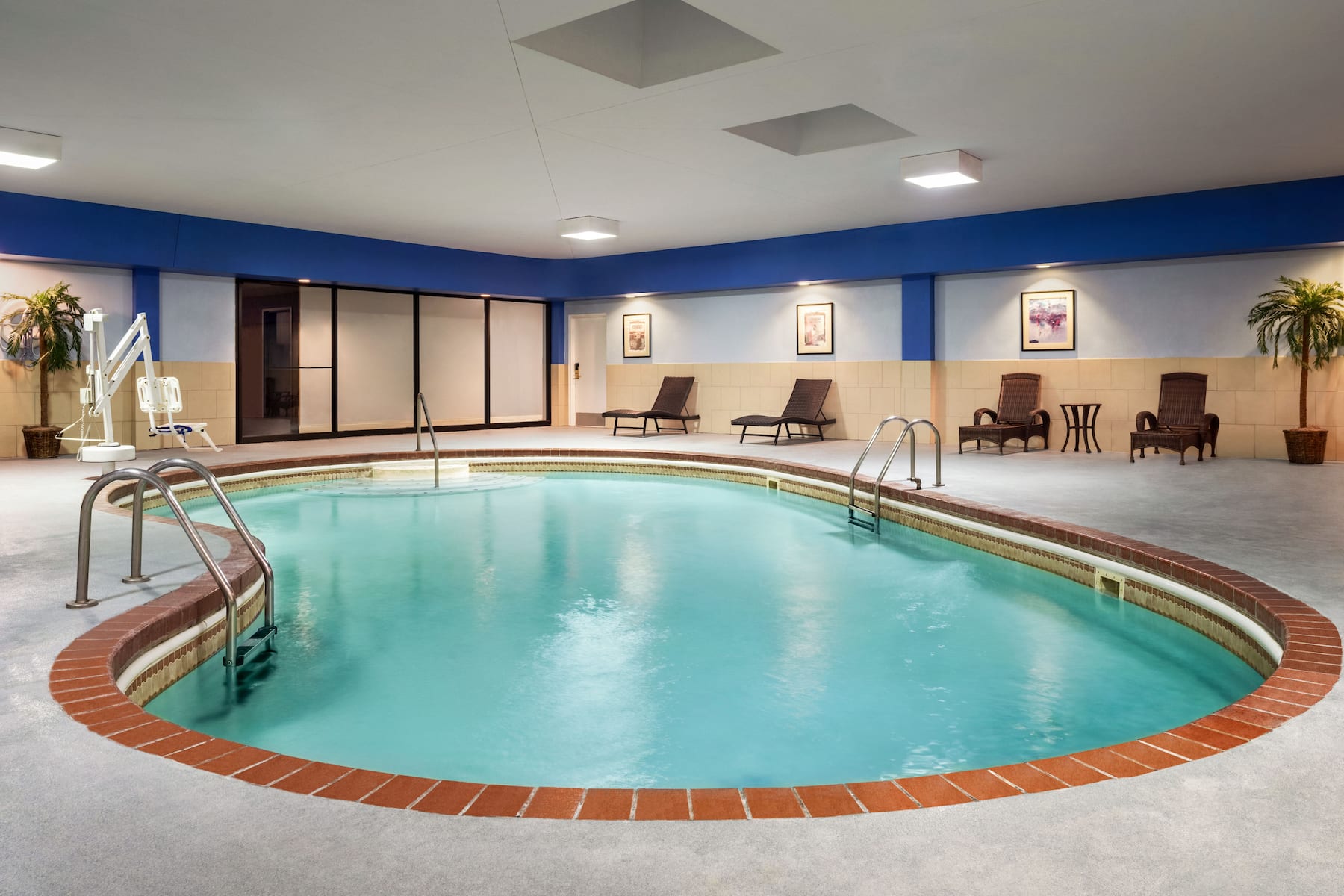 Family pool at the Wyndham Springfield City Centre in Springfield, Illinois