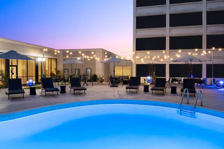 Pool at the Wyndham Indianapolis Airport in Indianapolis, Indiana