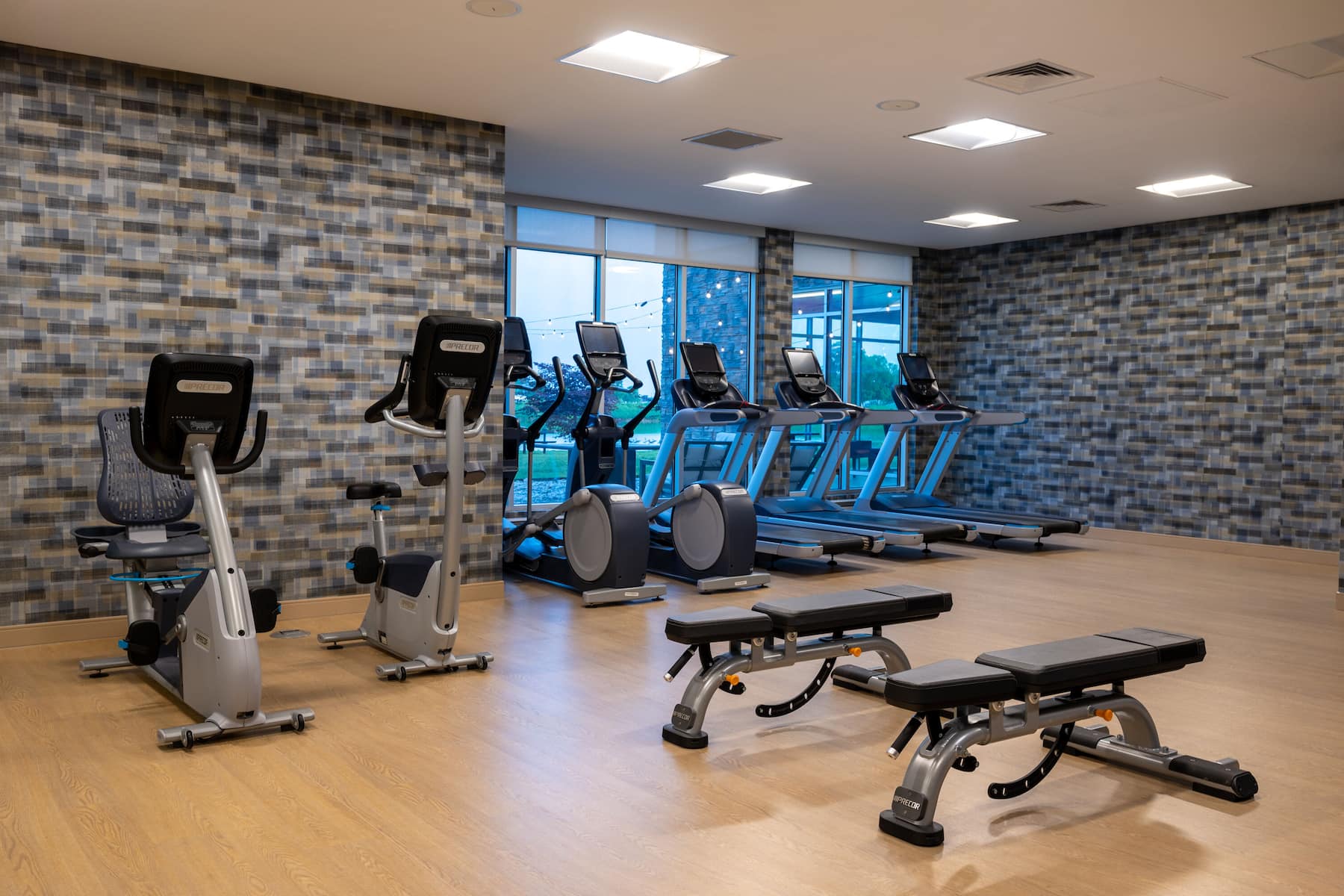 Fitness room at Wyndham Westfield in Westfield, Indiana