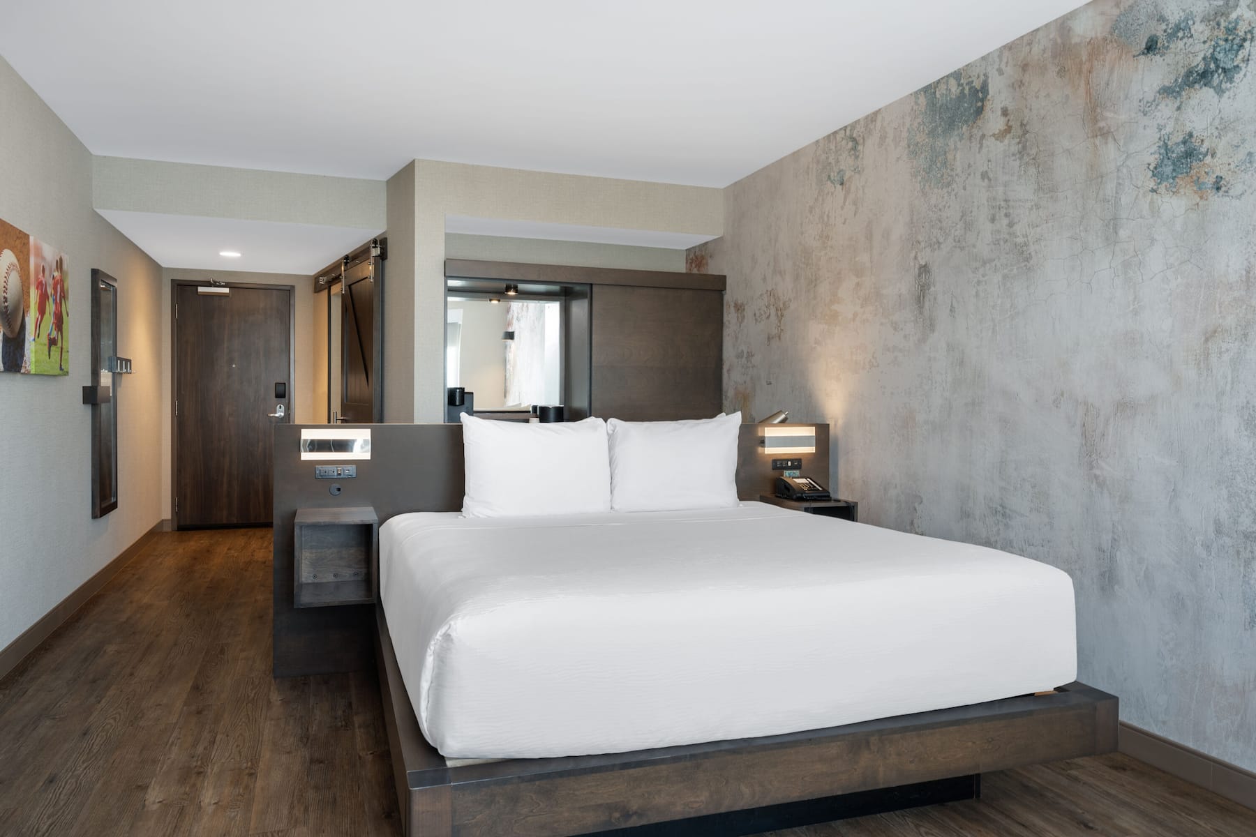 Guest room at the Wyndham Westfield in Westfield, Indiana