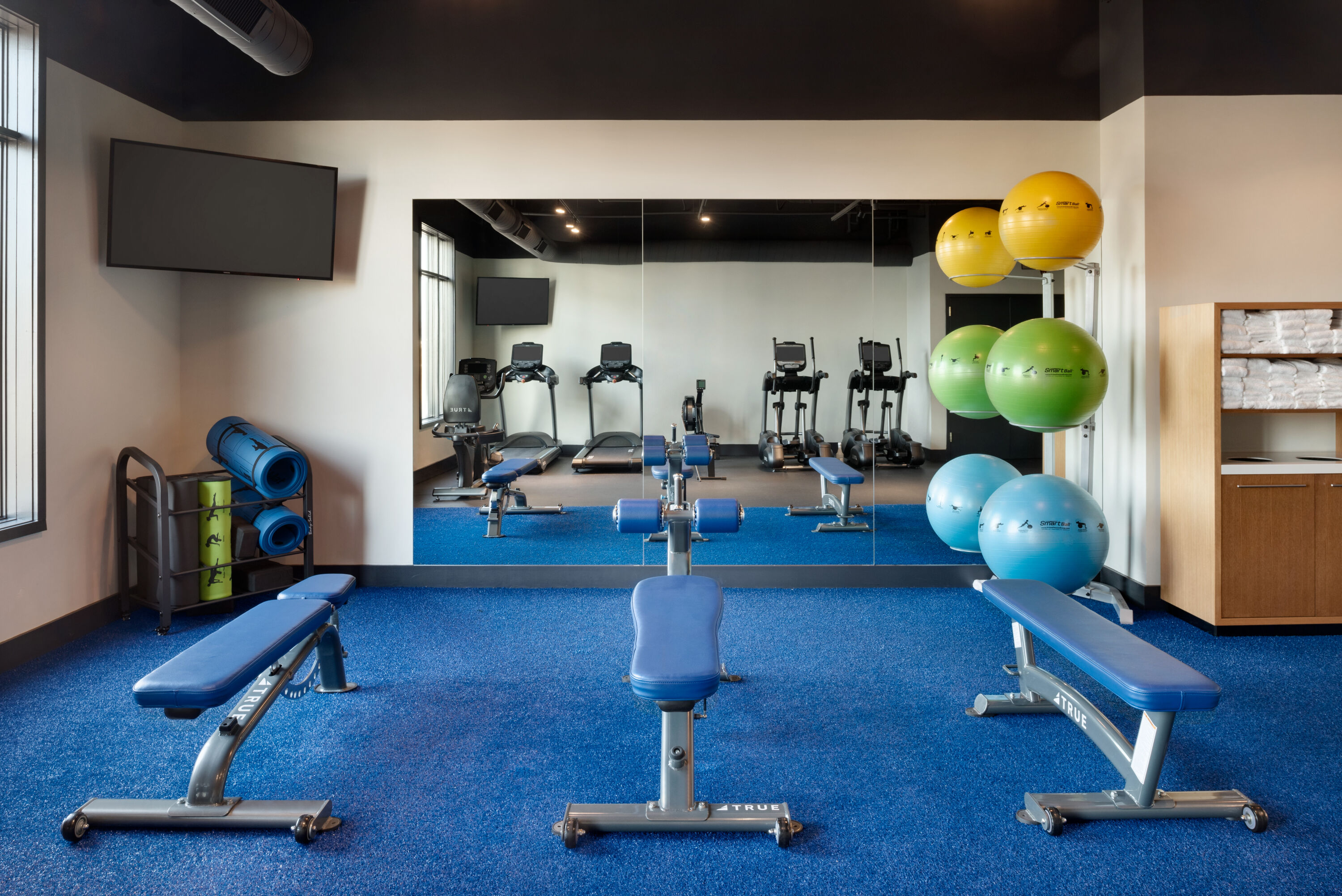 Fitness room at Origin Lexington, a Wyndham Hotel in Lexington, Kentucky