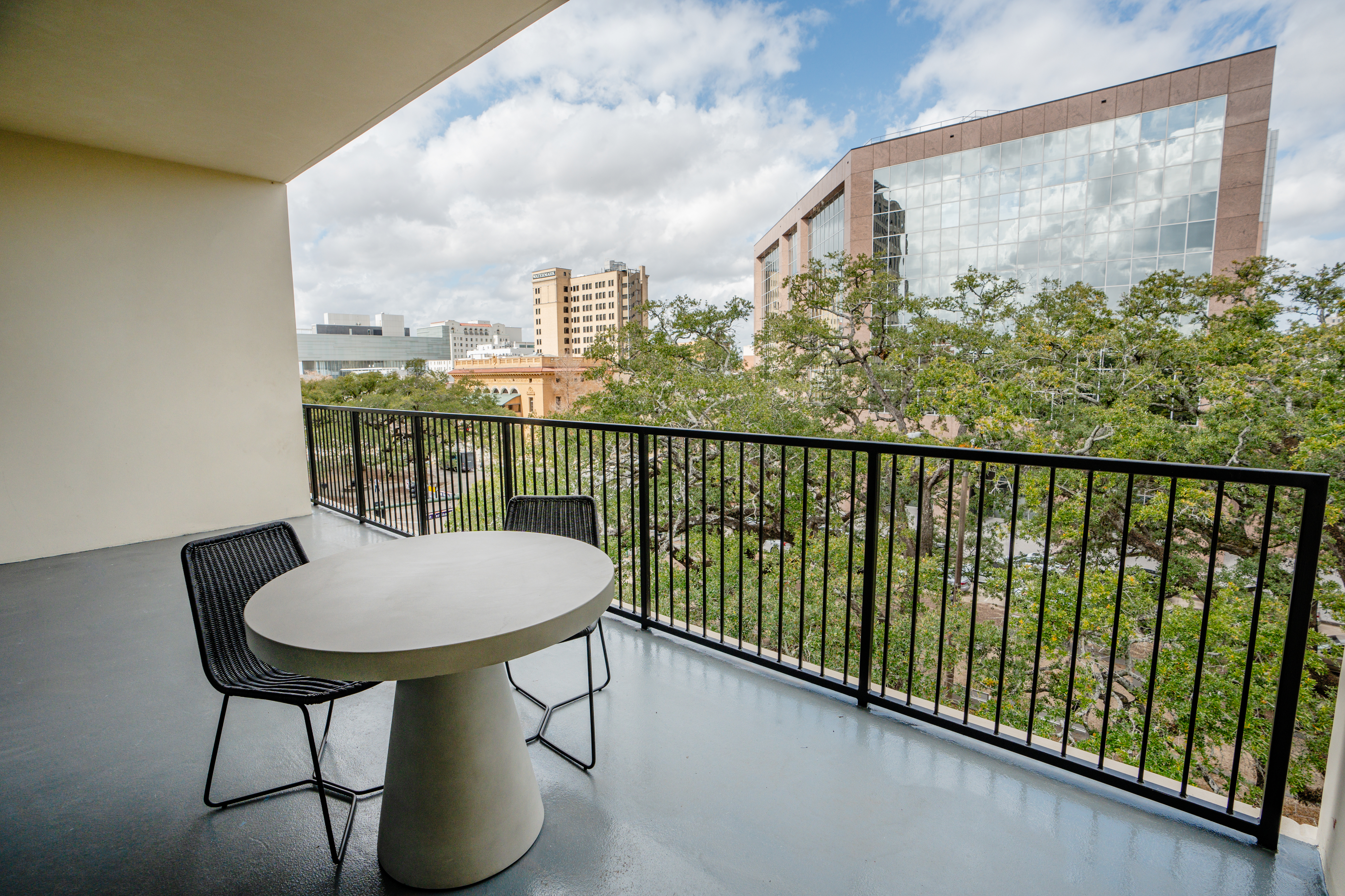 Guest room at the Origin Baton Rouge, a Wyndham Hotel in Baton Rouge, Louisiana