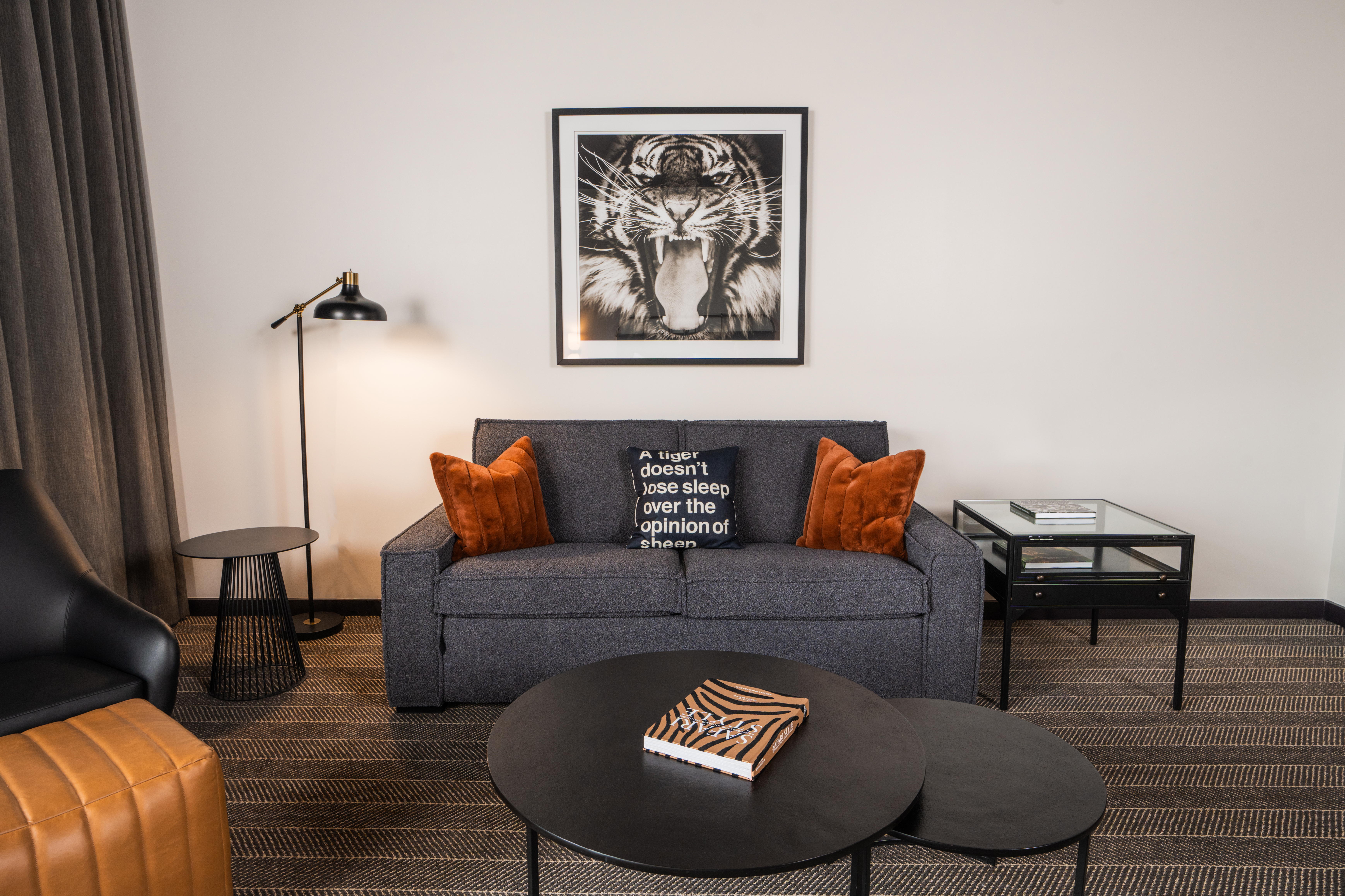 Guest room at the Origin Baton Rouge, a Wyndham Hotel in Baton Rouge, Louisiana