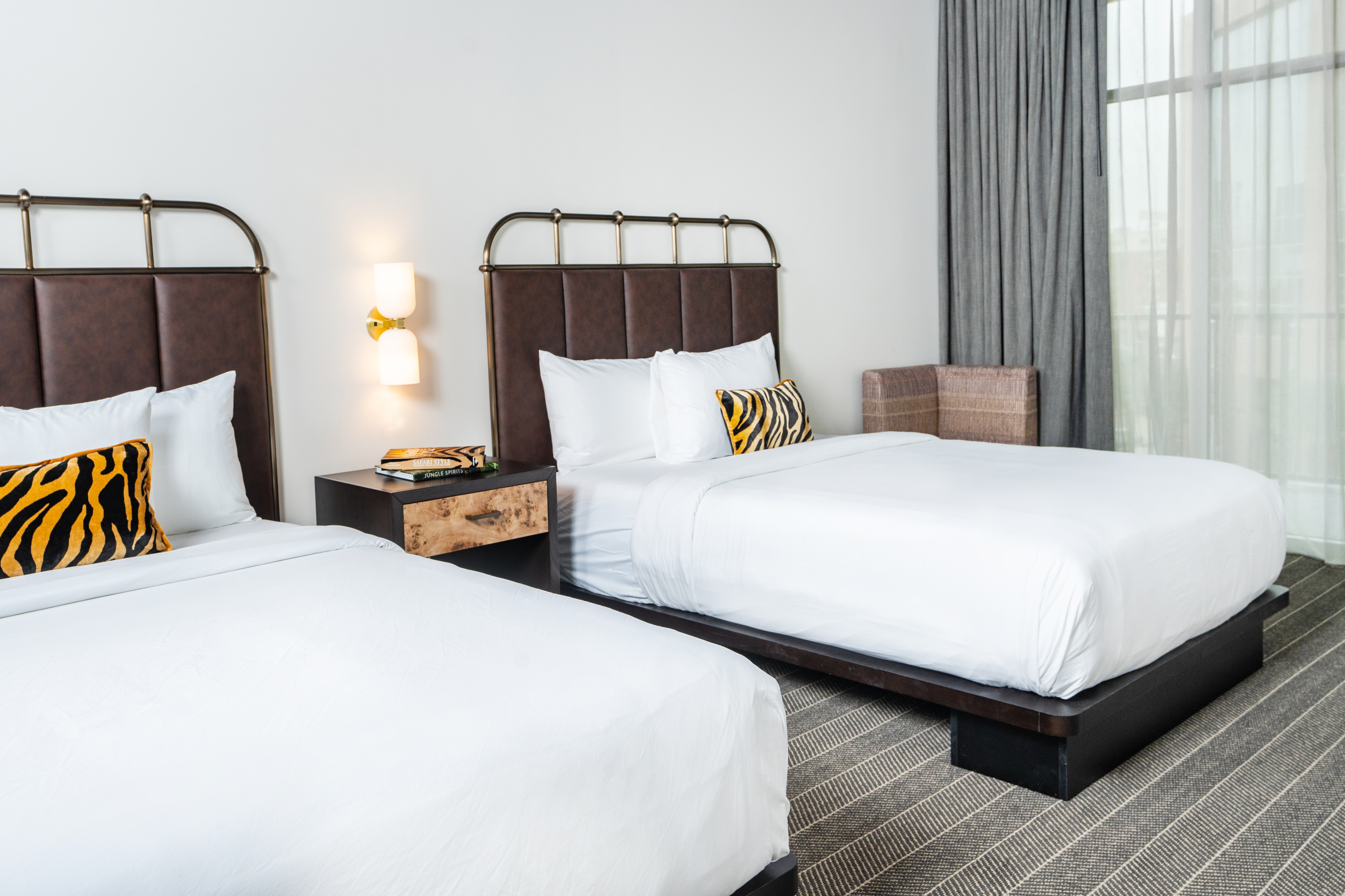 Guest room at the Origin Baton Rouge, a Wyndham Hotel in Baton Rouge, Louisiana