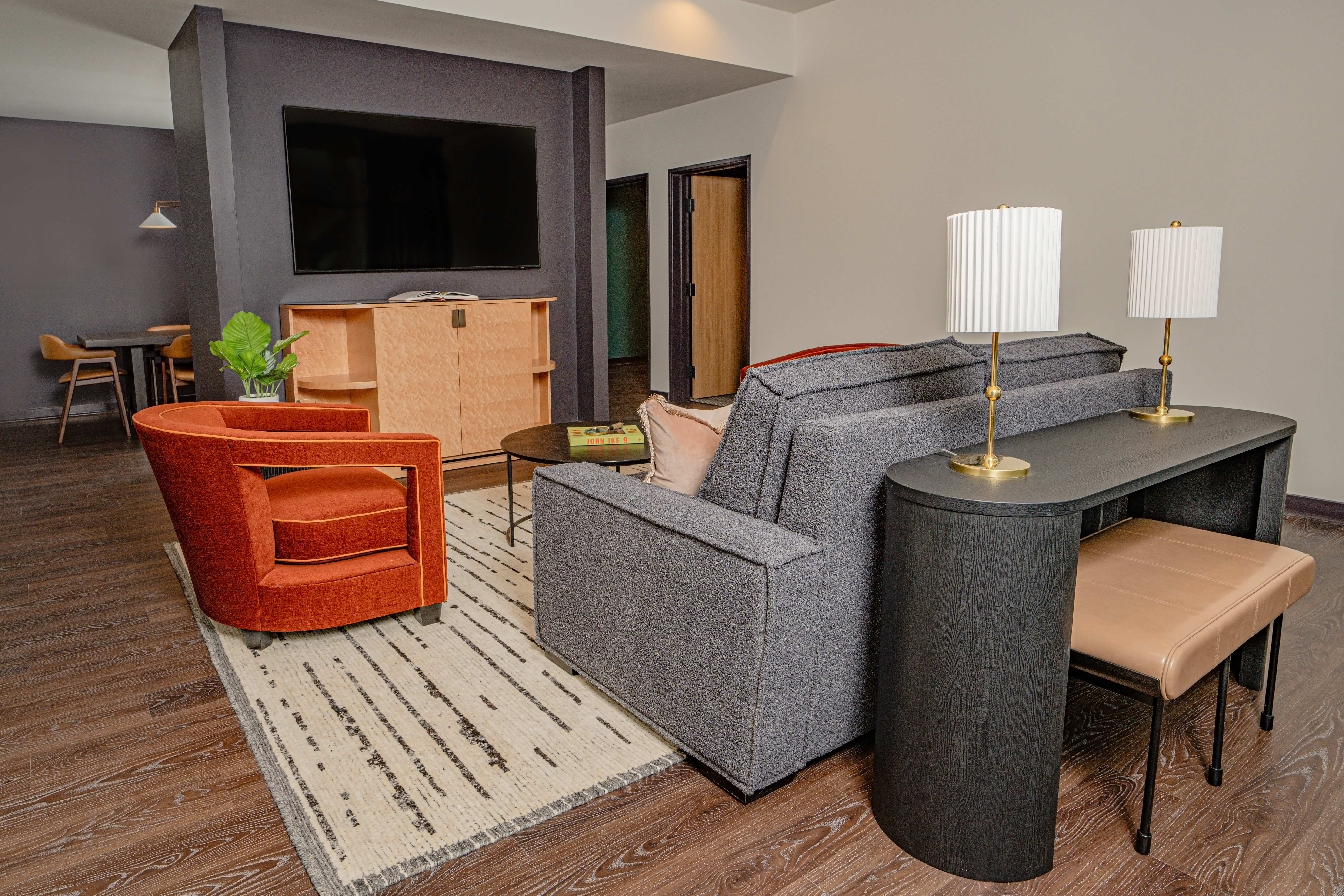 Guest room at the Origin Baton Rouge, a Wyndham Hotel in Baton Rouge, Louisiana