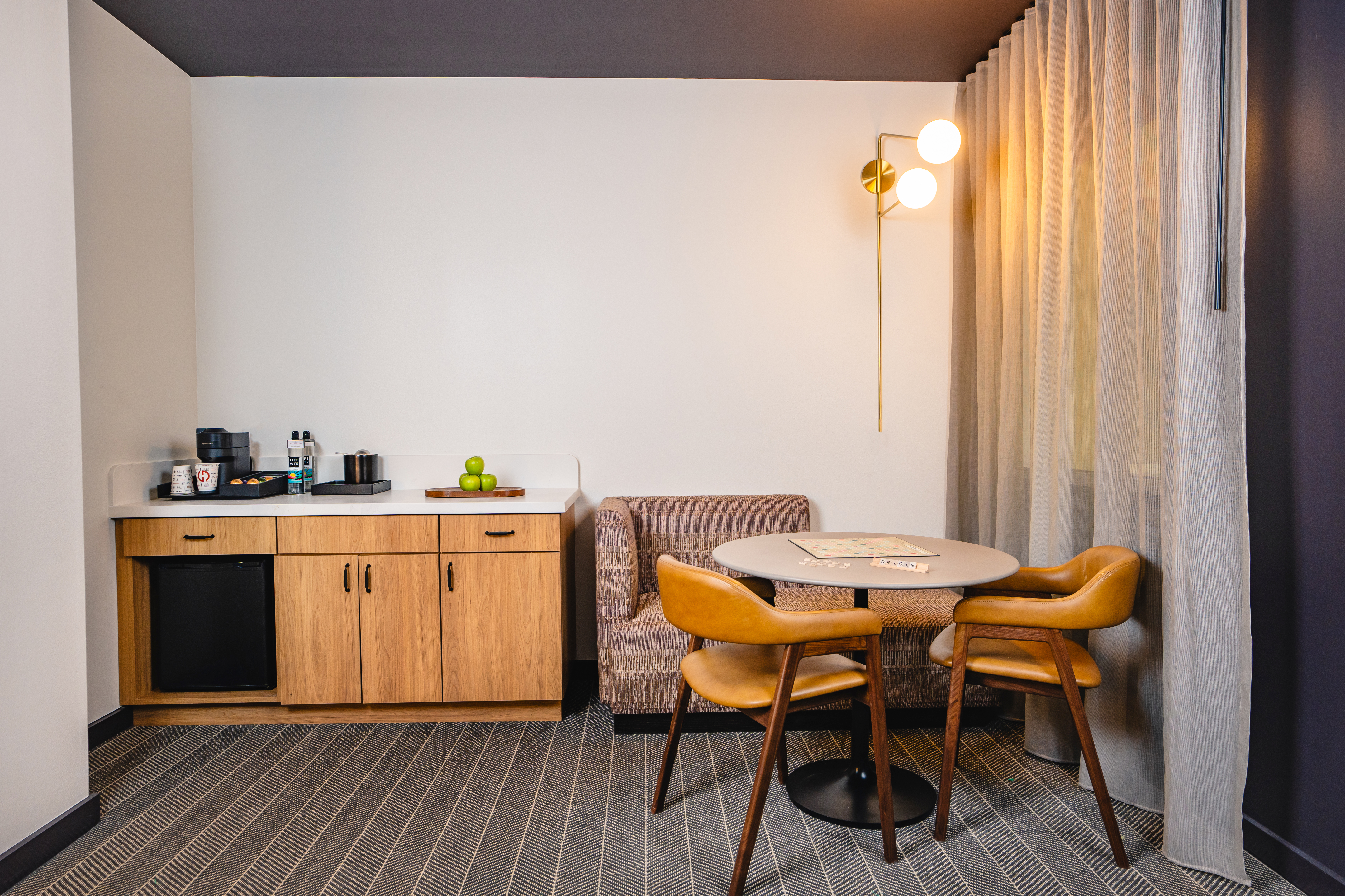 Guest room at the Origin Baton Rouge, a Wyndham Hotel in Baton Rouge, Louisiana