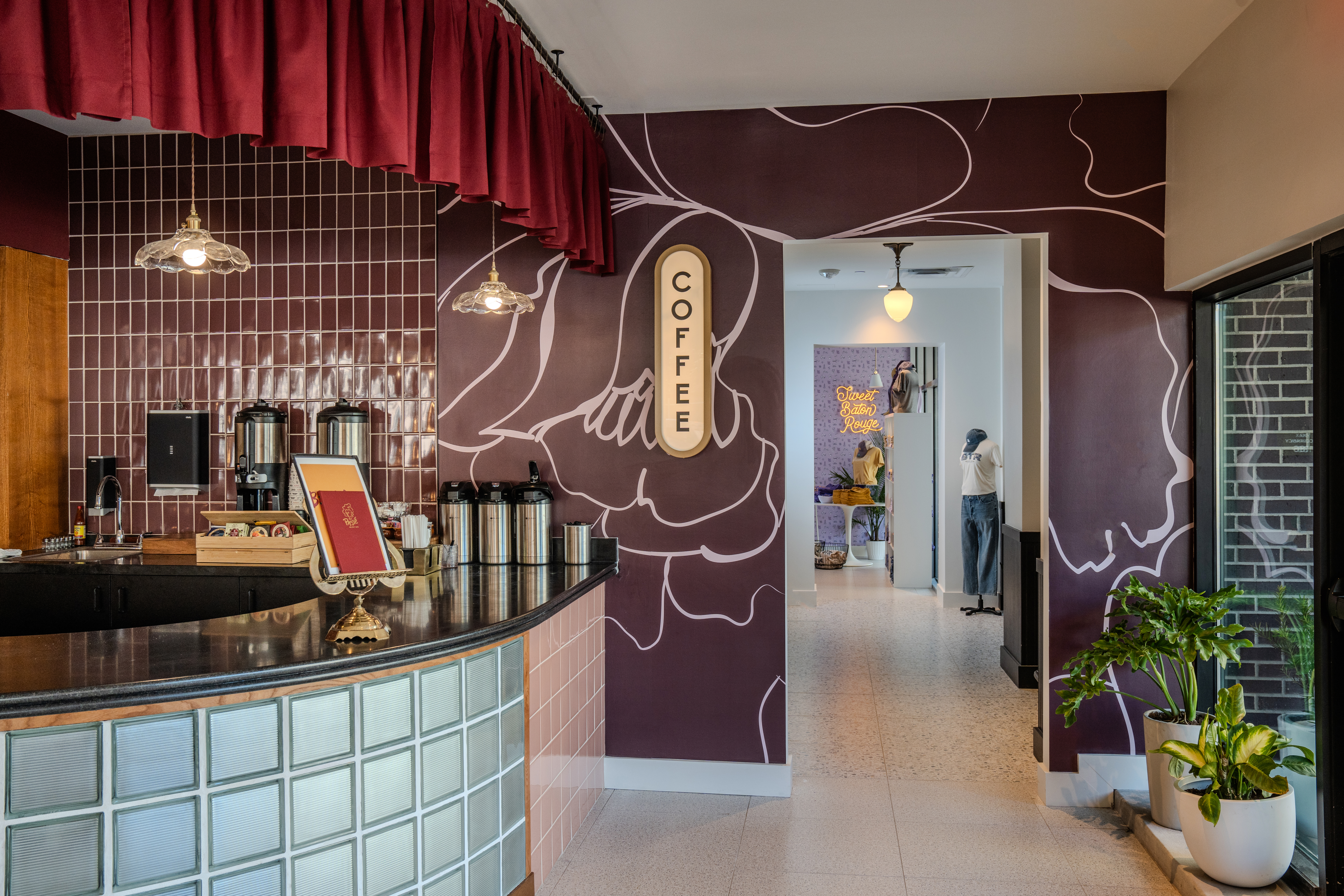 Origin Baton Rouge, a Wyndham Hotel cafe in Baton Rouge, Louisiana