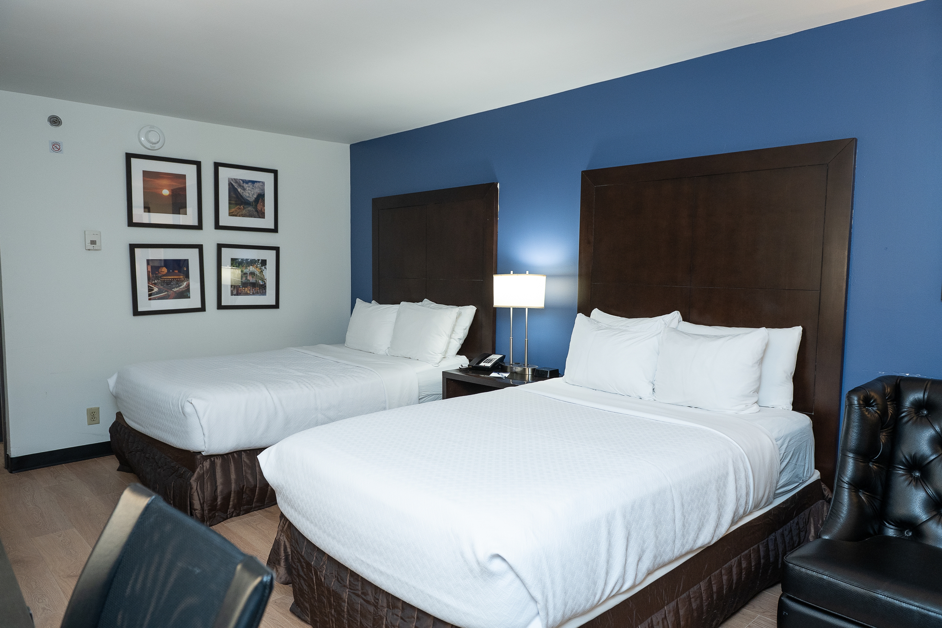 Guest room at the Wyndham New Orleans Airport & Conference Center in Kenner, Louisiana