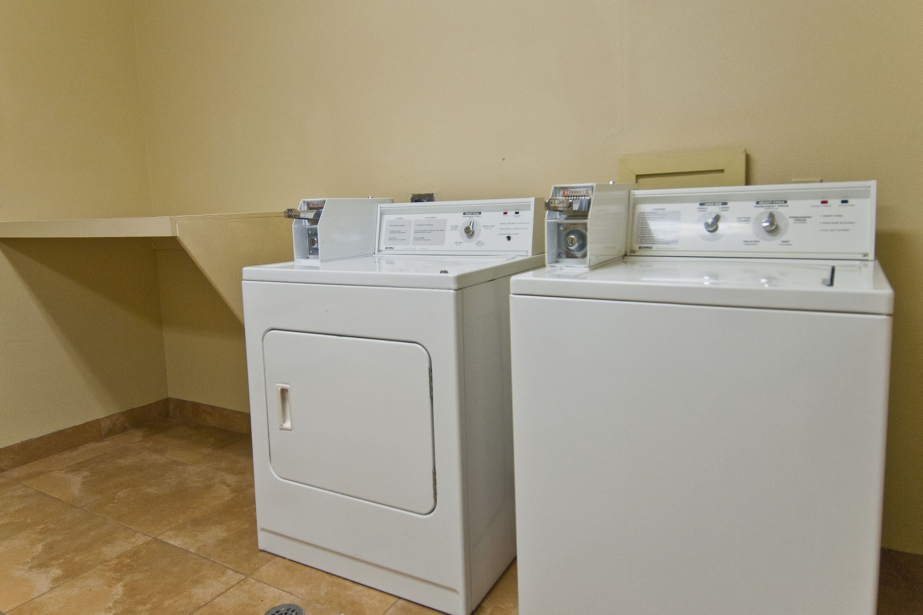 Laundry facilities at Wyndham Lake Charles in Lake Charles, Louisiana