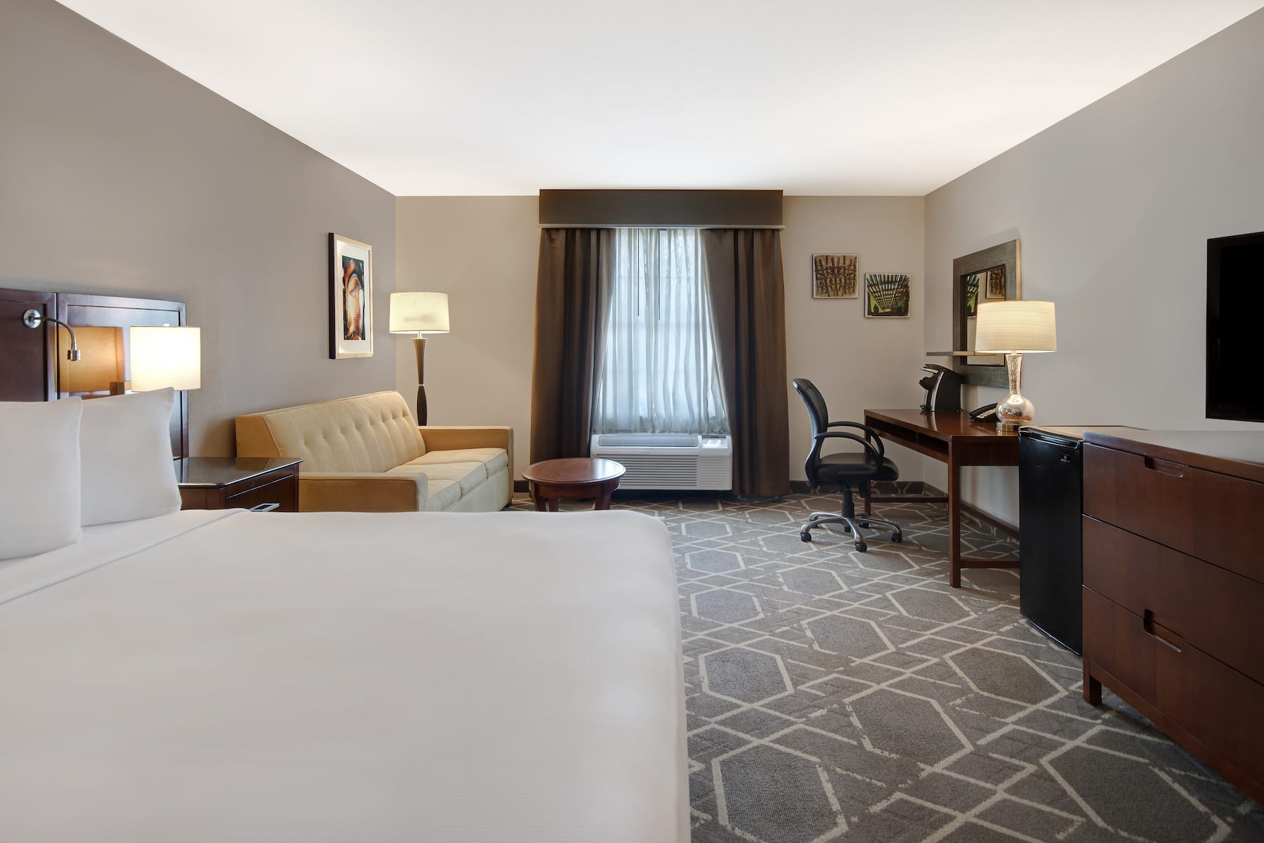 Guest room at the Cypress Bend Resort, a Wyndham Hotel in Many, Louisiana