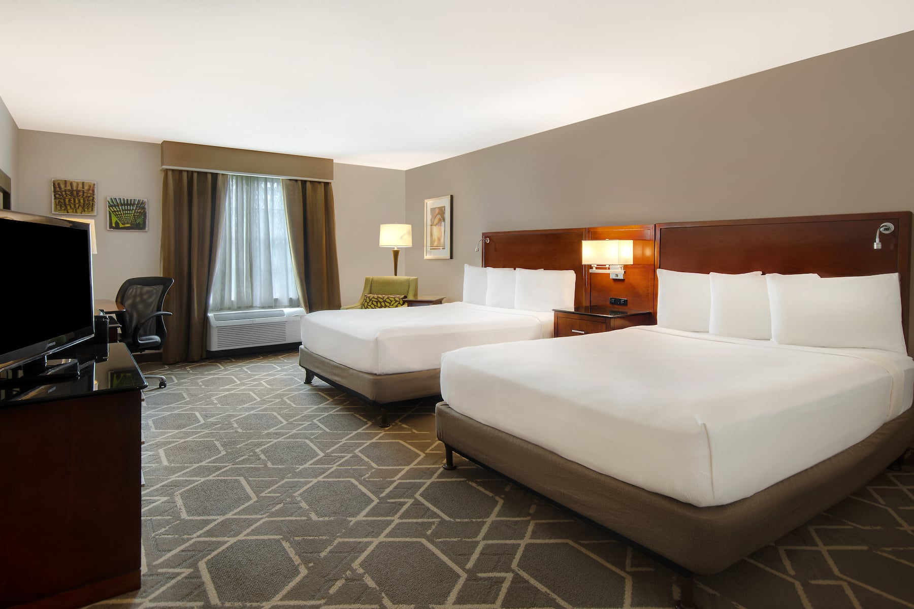 Guest room at the Cypress Bend Resort, a Wyndham Hotel in Many, Louisiana